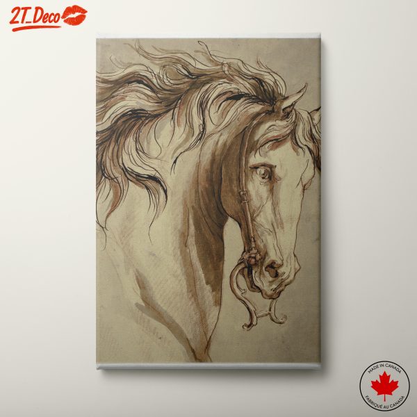 Stylized Horse Portrait Art