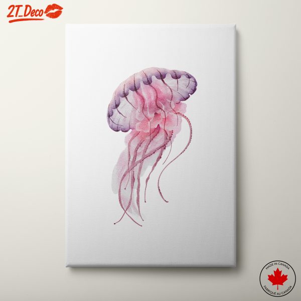 Abstract Jellyfish Watercolor Art 3