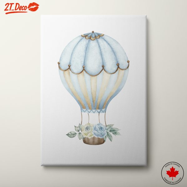 Elegant Hot Air Balloon Art