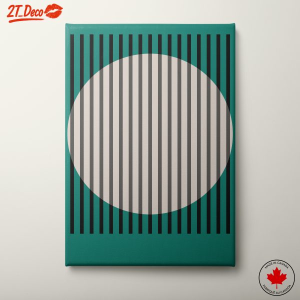 Geometric Abstract Composition with Circular Elements