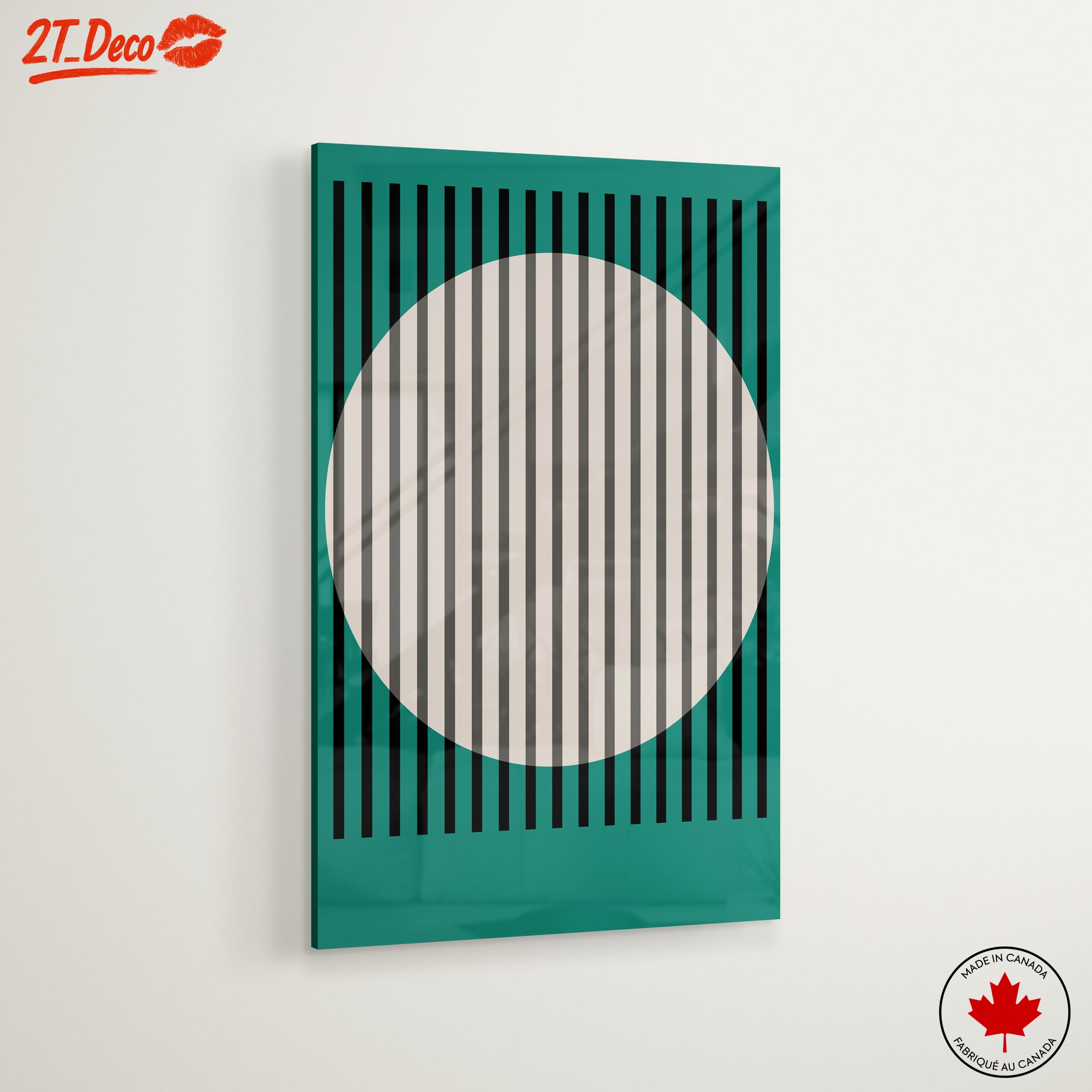Geometric Abstract Composition with Circular Elements - Image 6