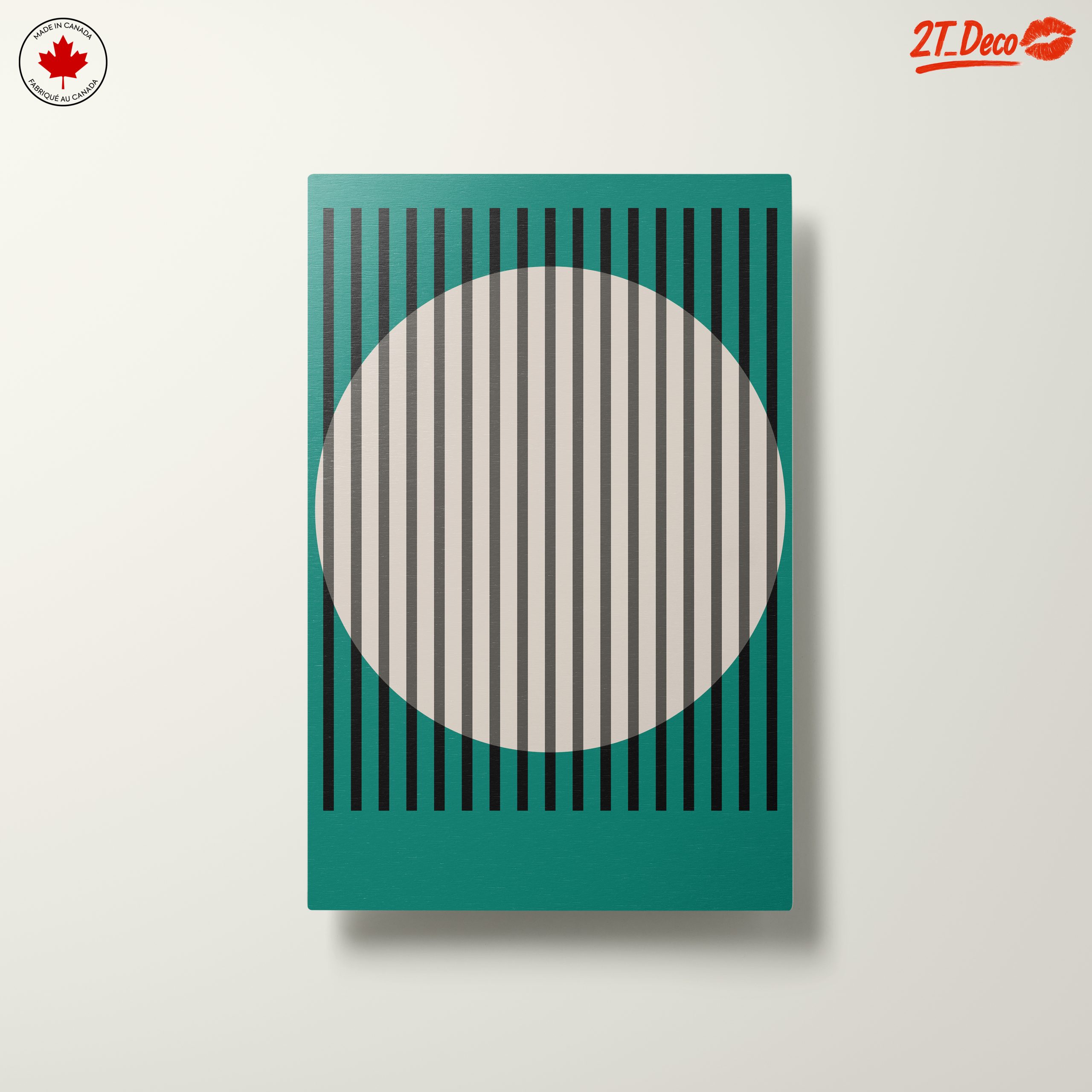Geometric Abstract Composition with Circular Elements - Image 10