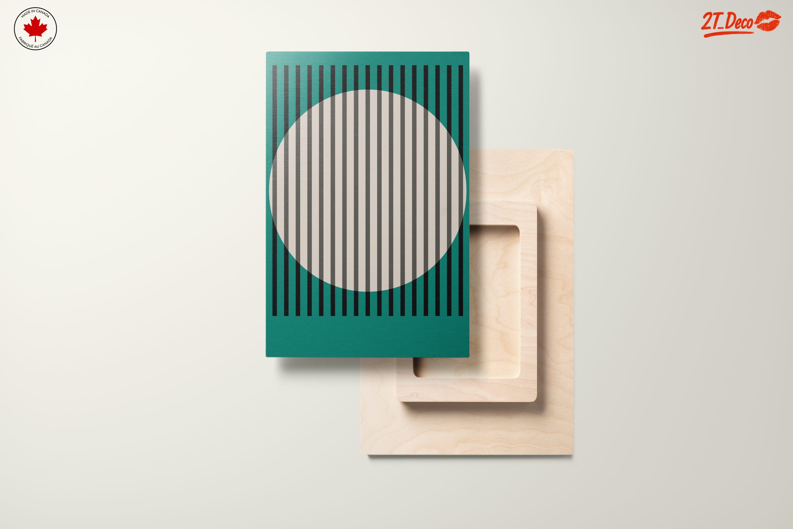 Geometric Abstract Composition with Circular Elements - Image 11