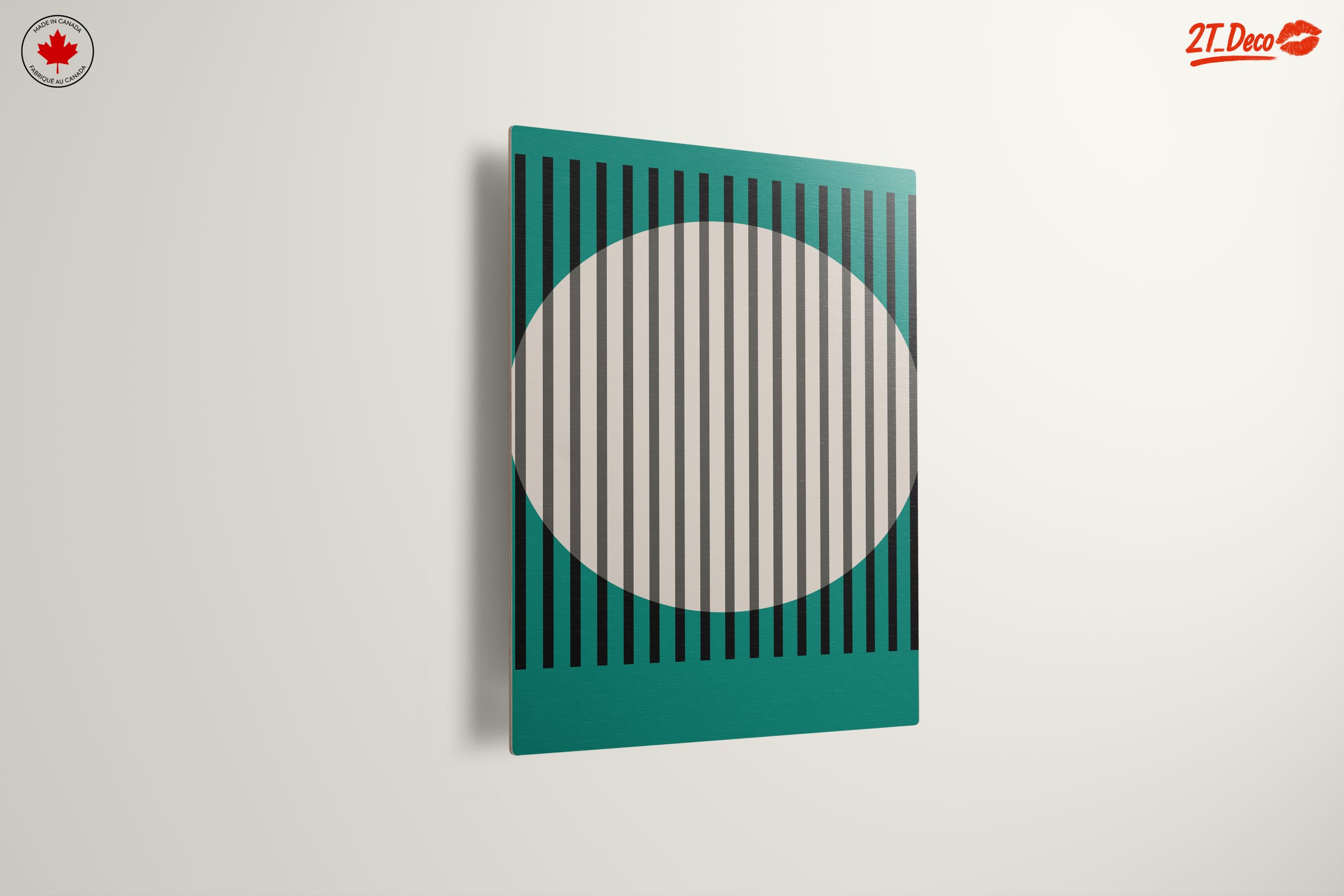 Geometric Abstract Composition with Circular Elements - Image 13