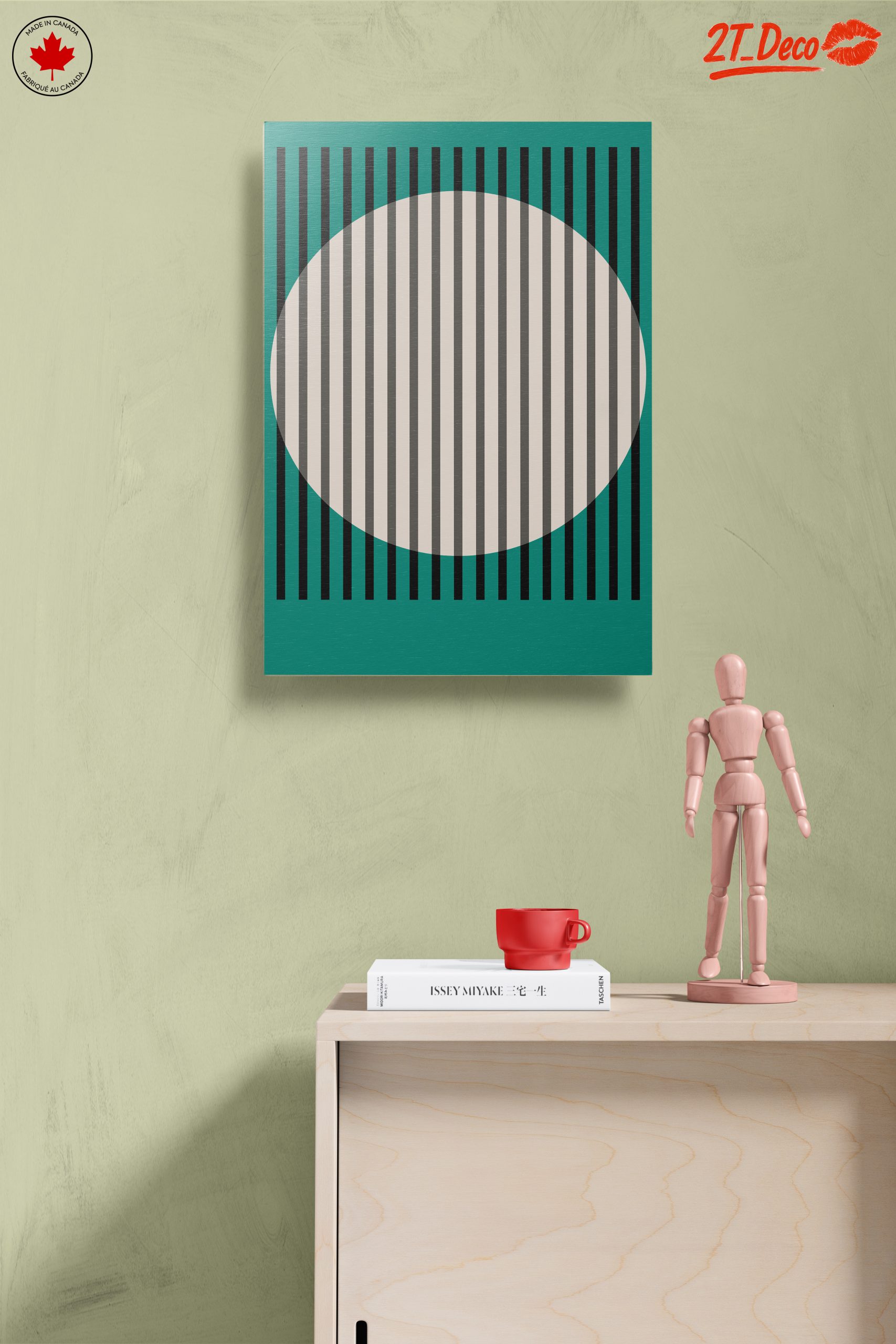 Geometric Abstract Composition with Circular Elements - Image 14
