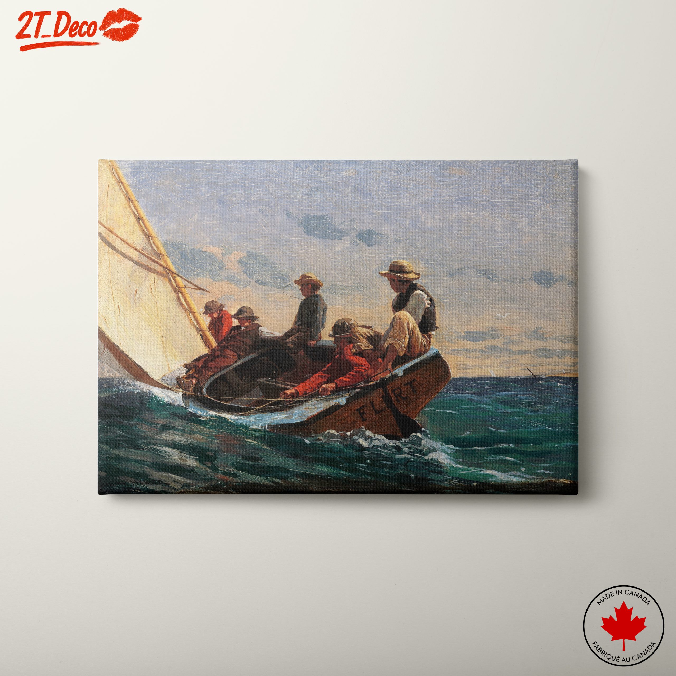 Children Sailing in Adventure Landscape