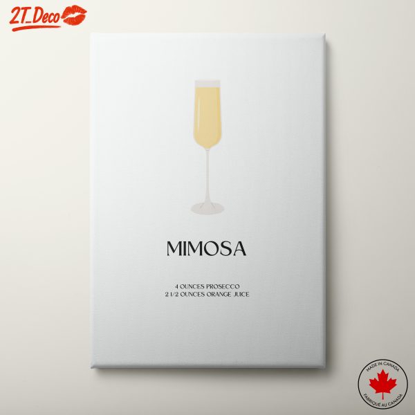 Elegant Mimosa Still Life Art