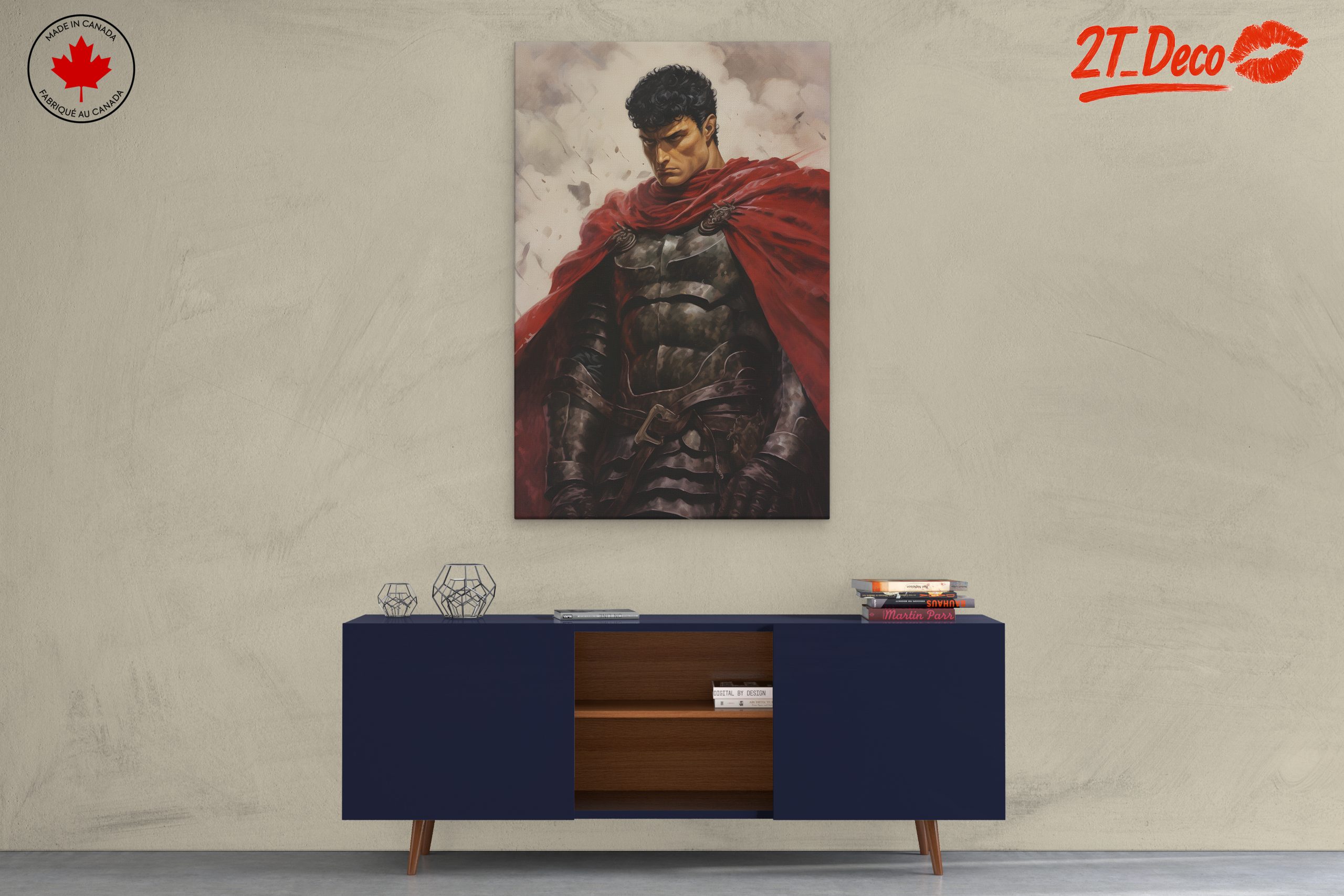 Stylized Character in Dark Armor - Image 3