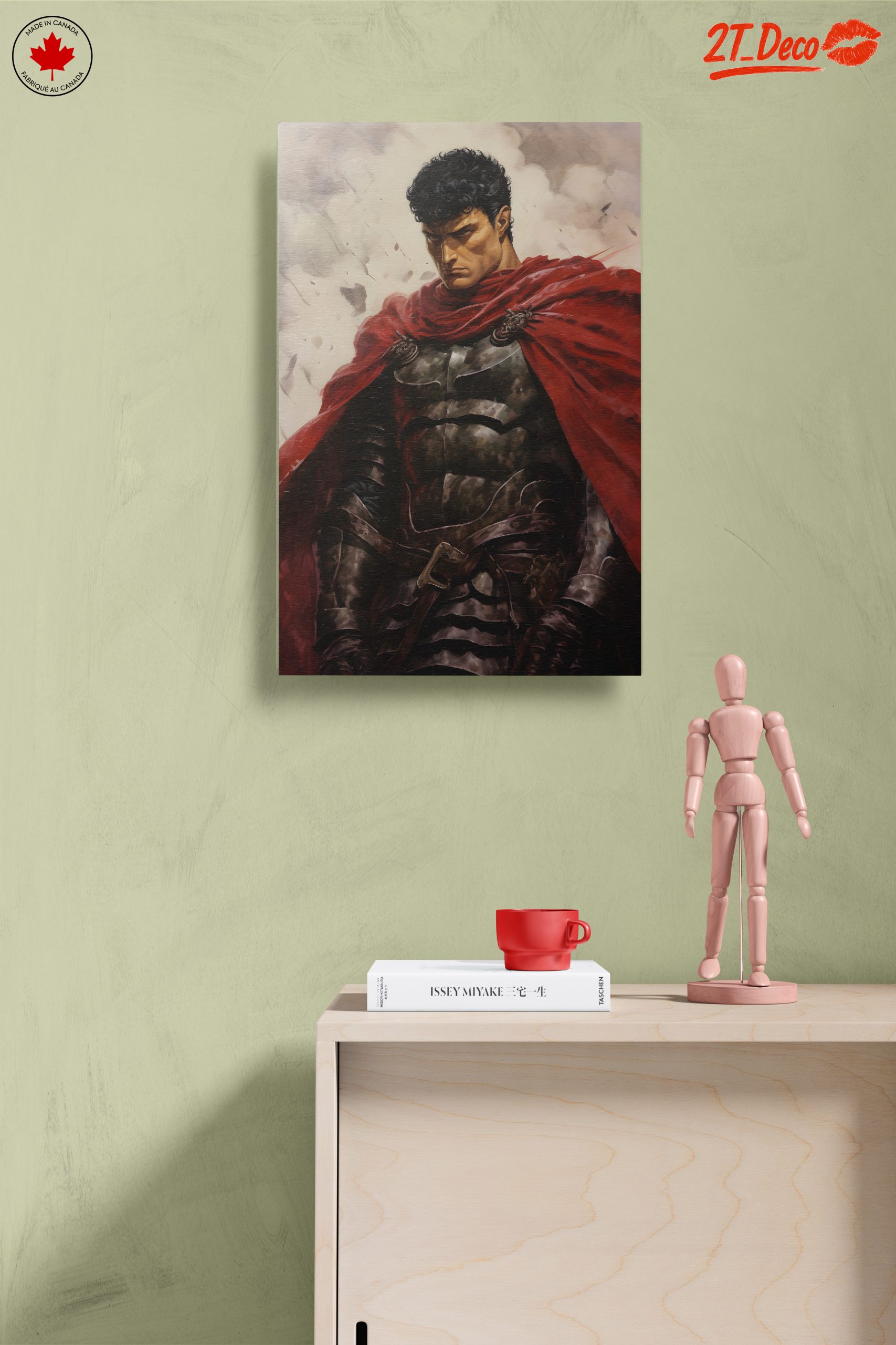 Stylized Character in Dark Armor - Image 14
