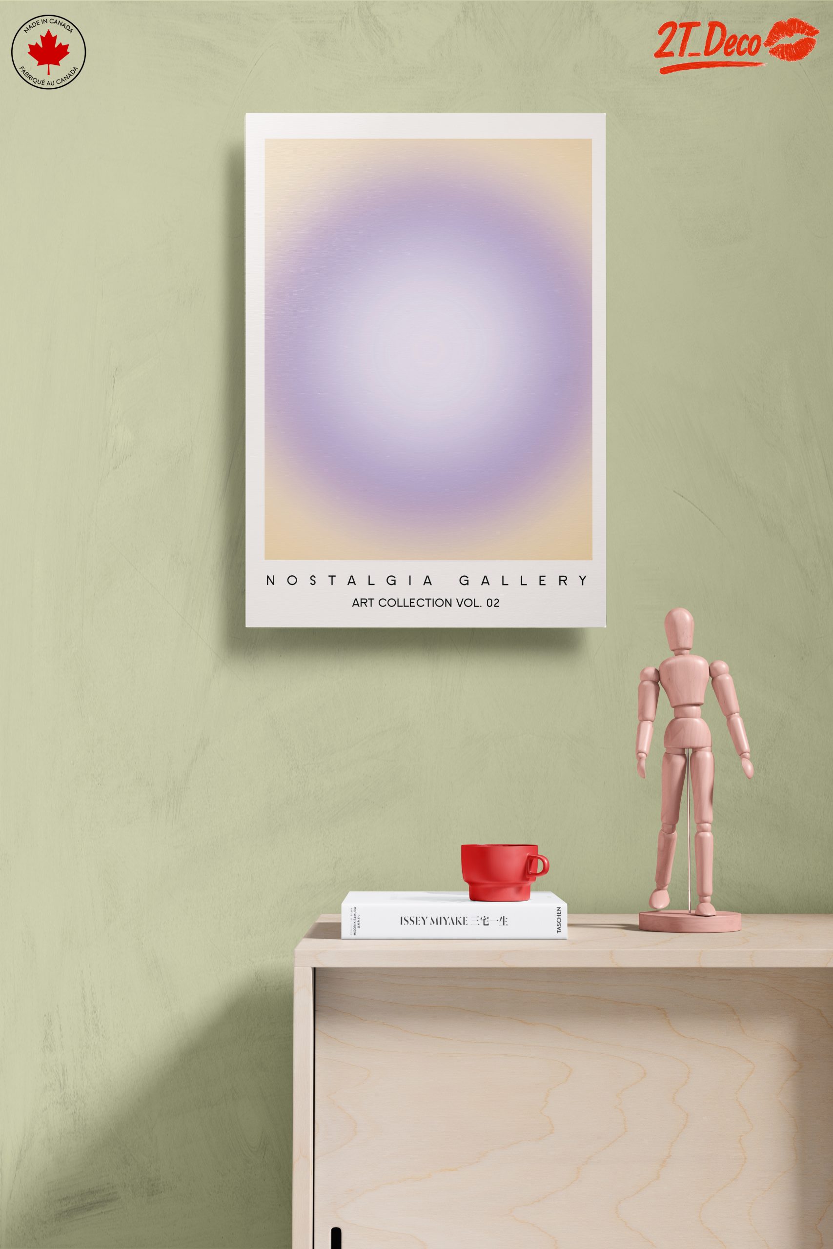 Serene Colorful Abstract Cloud Artwork - Image 14