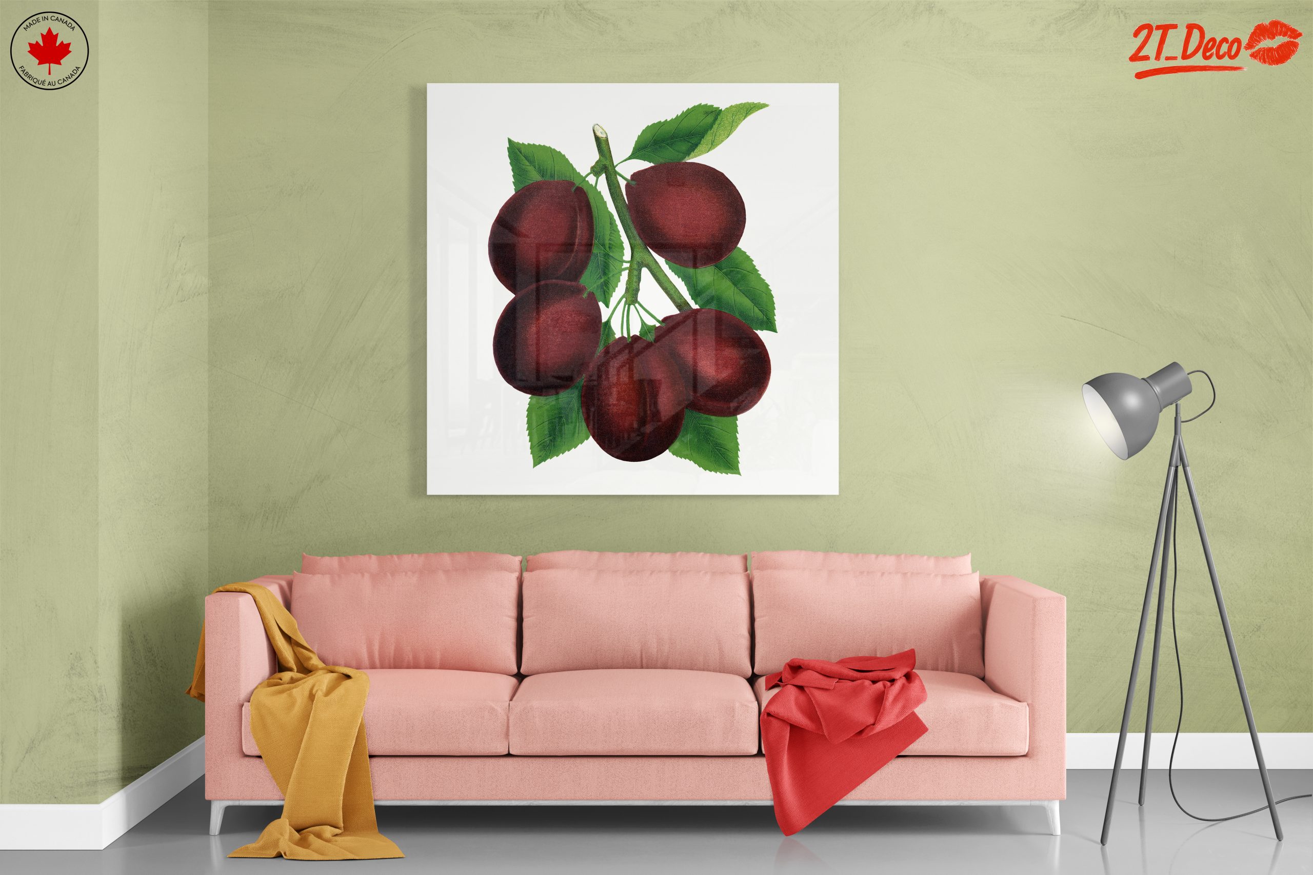 Stylized Plum Branch Illustration - Image 7
