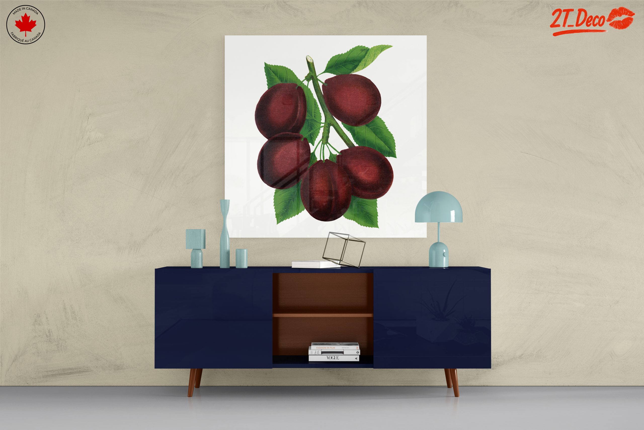 Stylized Plum Branch Illustration - Image 8