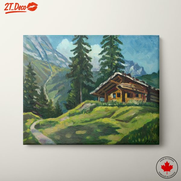 Scenic Mountain Cabin in Adventure Landscape