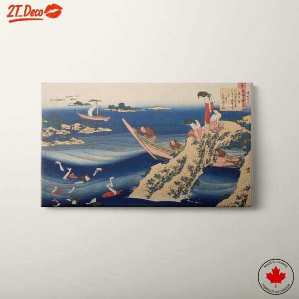 Dramatic Seascape with Fishermen and Women