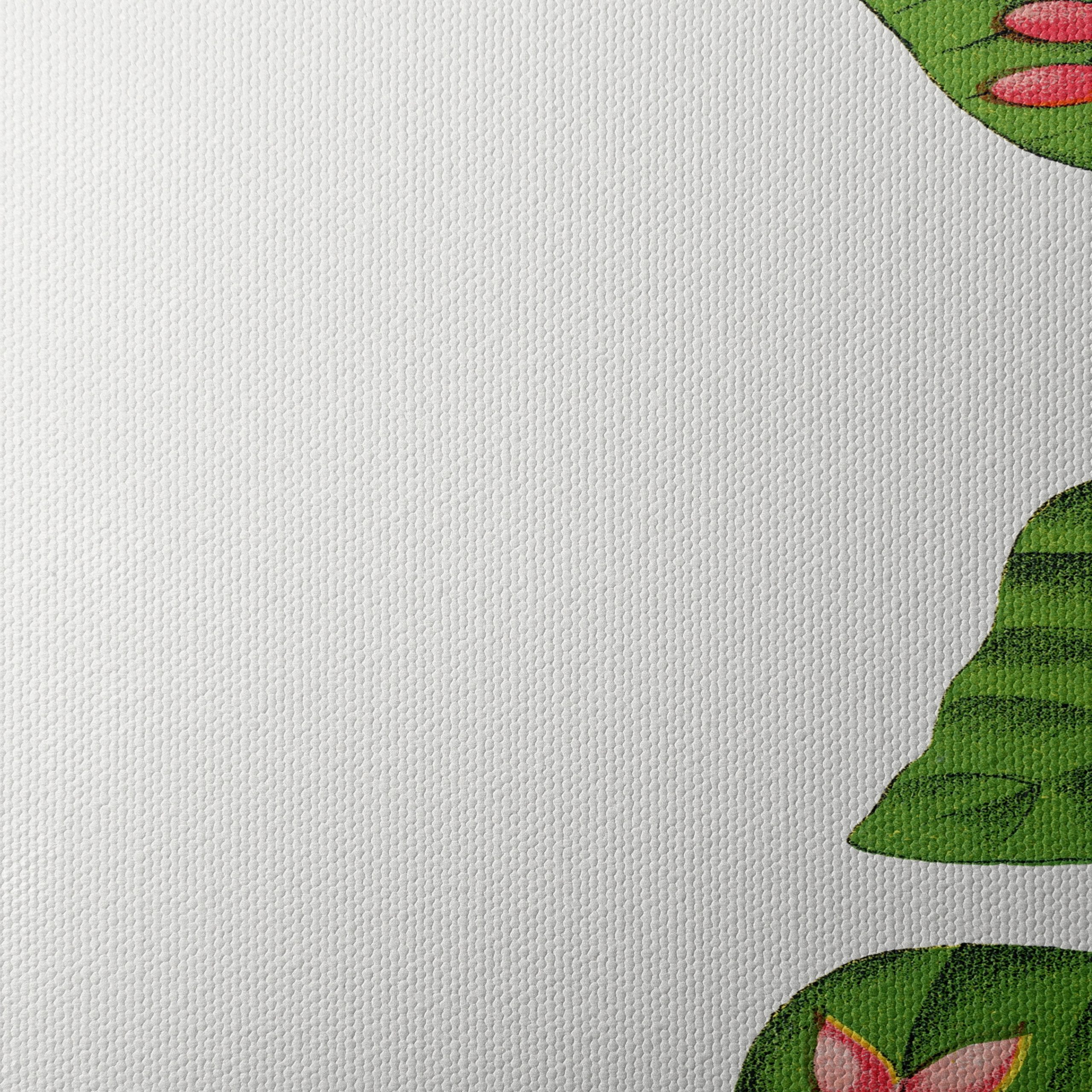 Delicate Botanical Illustration of Flowers and Leaves - Image 4