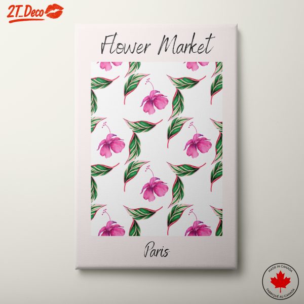 Flower Market in Paris Art