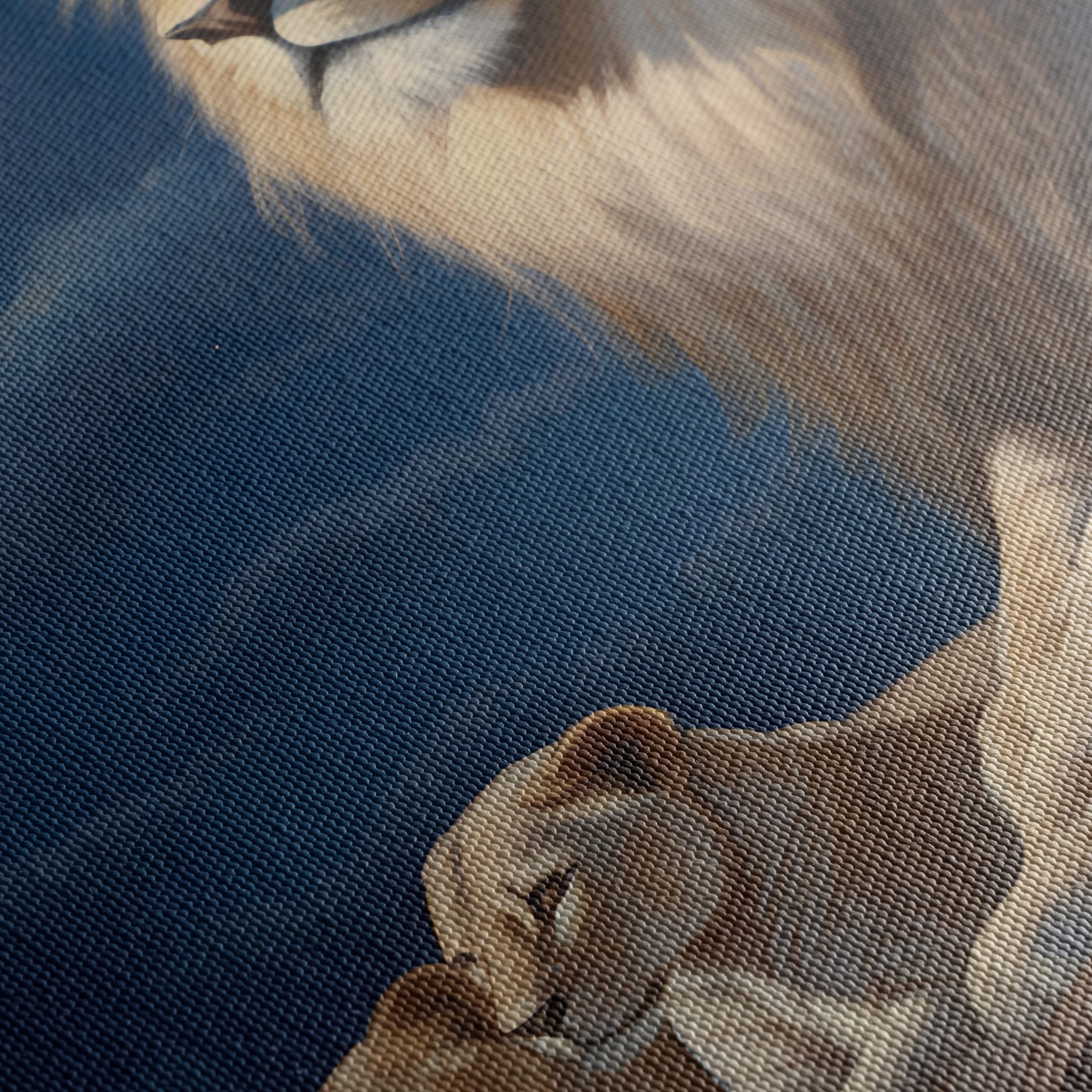 Majestic Lion Family Under Moonlight - Image 5