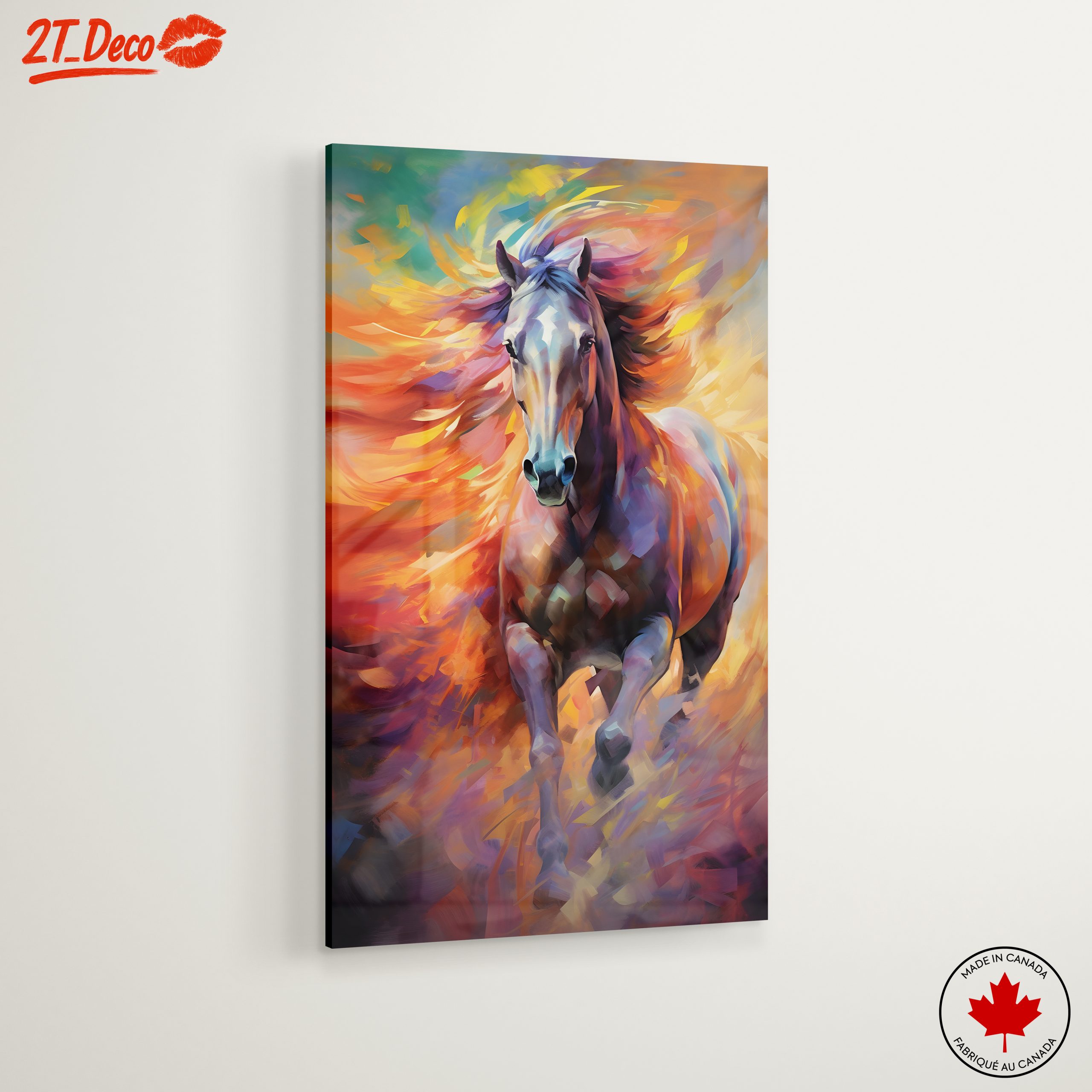 Dynamic Horse in Vibrant Colors - Image 6