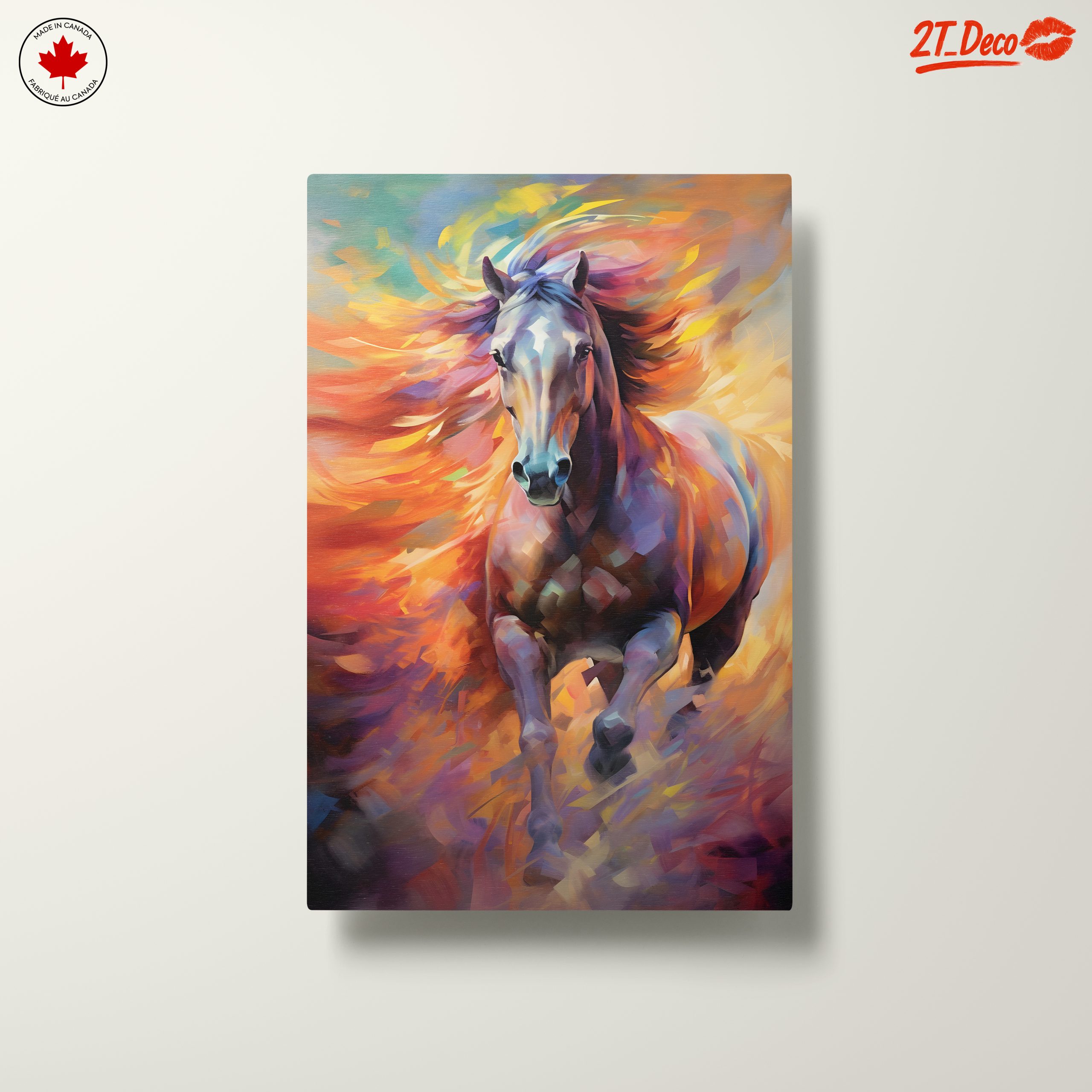 Dynamic Horse in Vibrant Colors - Image 10
