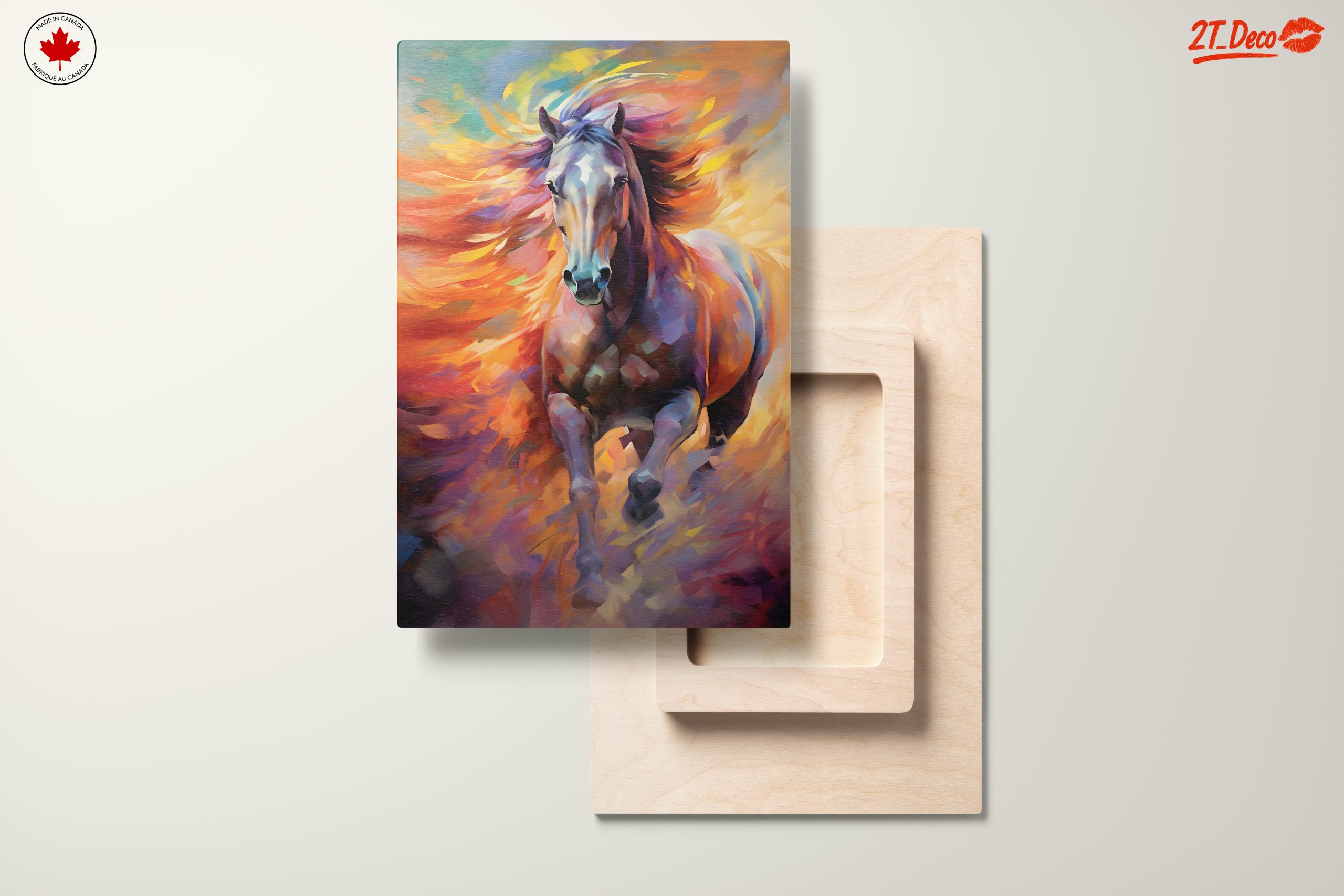 Dynamic Horse in Vibrant Colors - Image 11