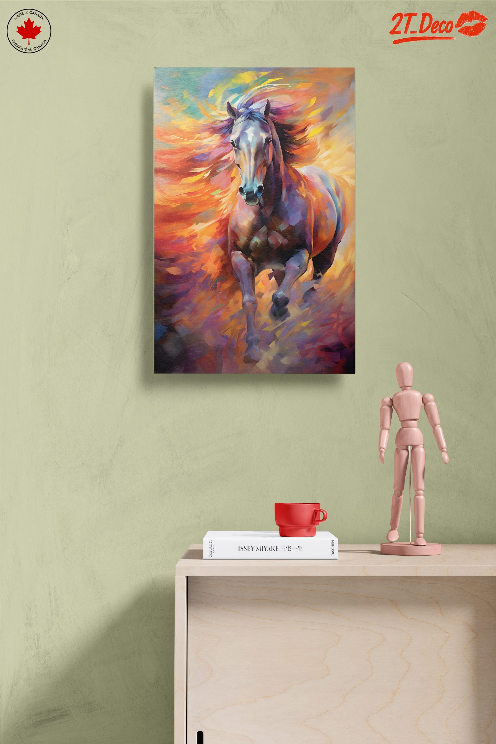 Dynamic Horse in Vibrant Colors - Image 14