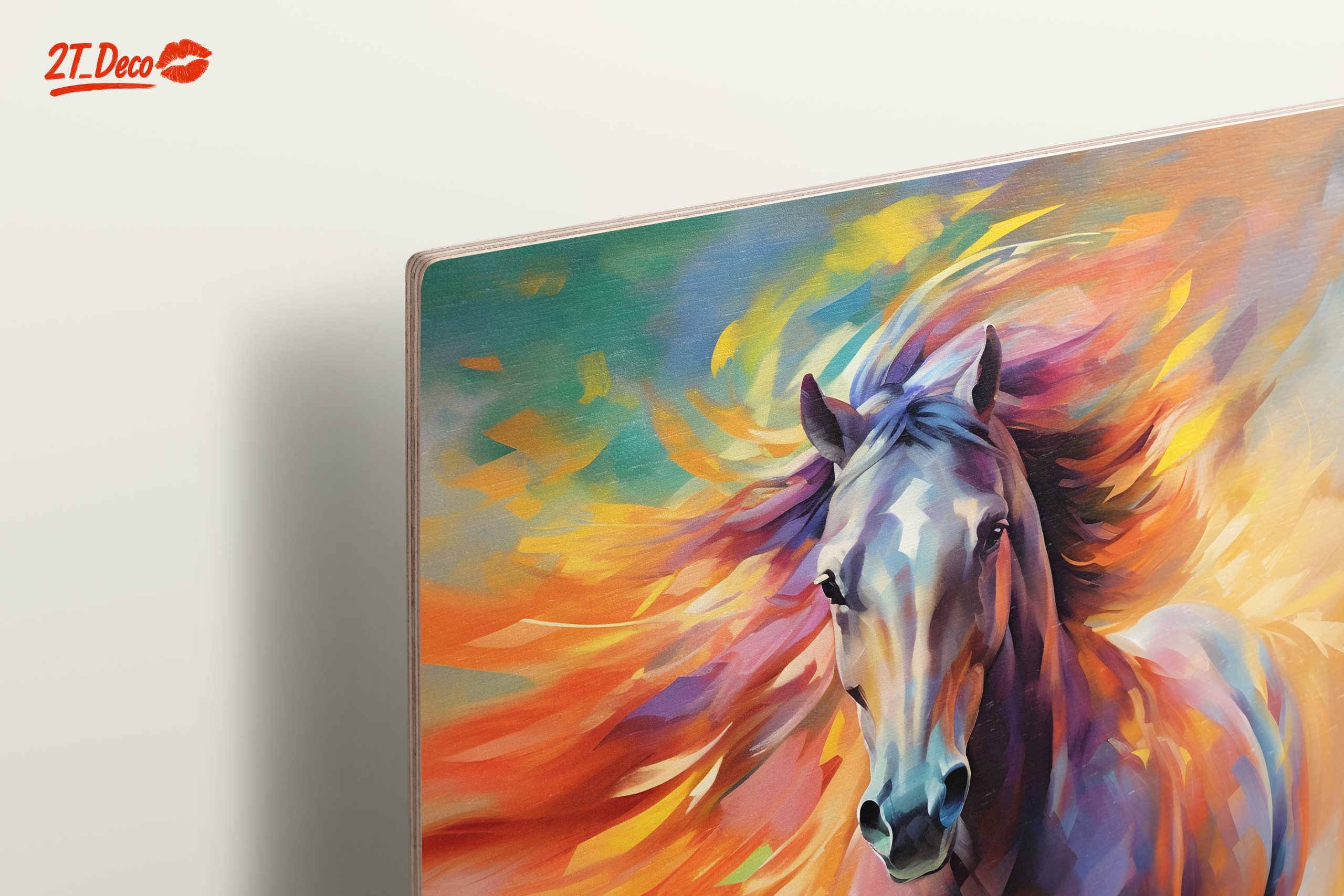 Dynamic Horse in Vibrant Colors - Image 15