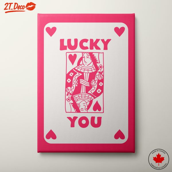 Lucky You Playing Card Art 14