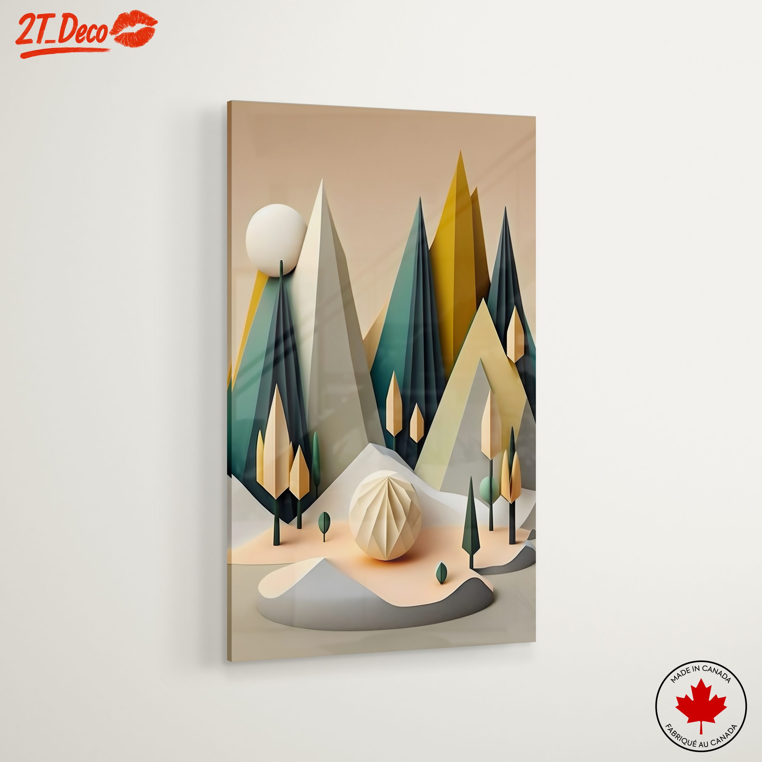 Geometric Abstract Landscape Art 2 - Image 6