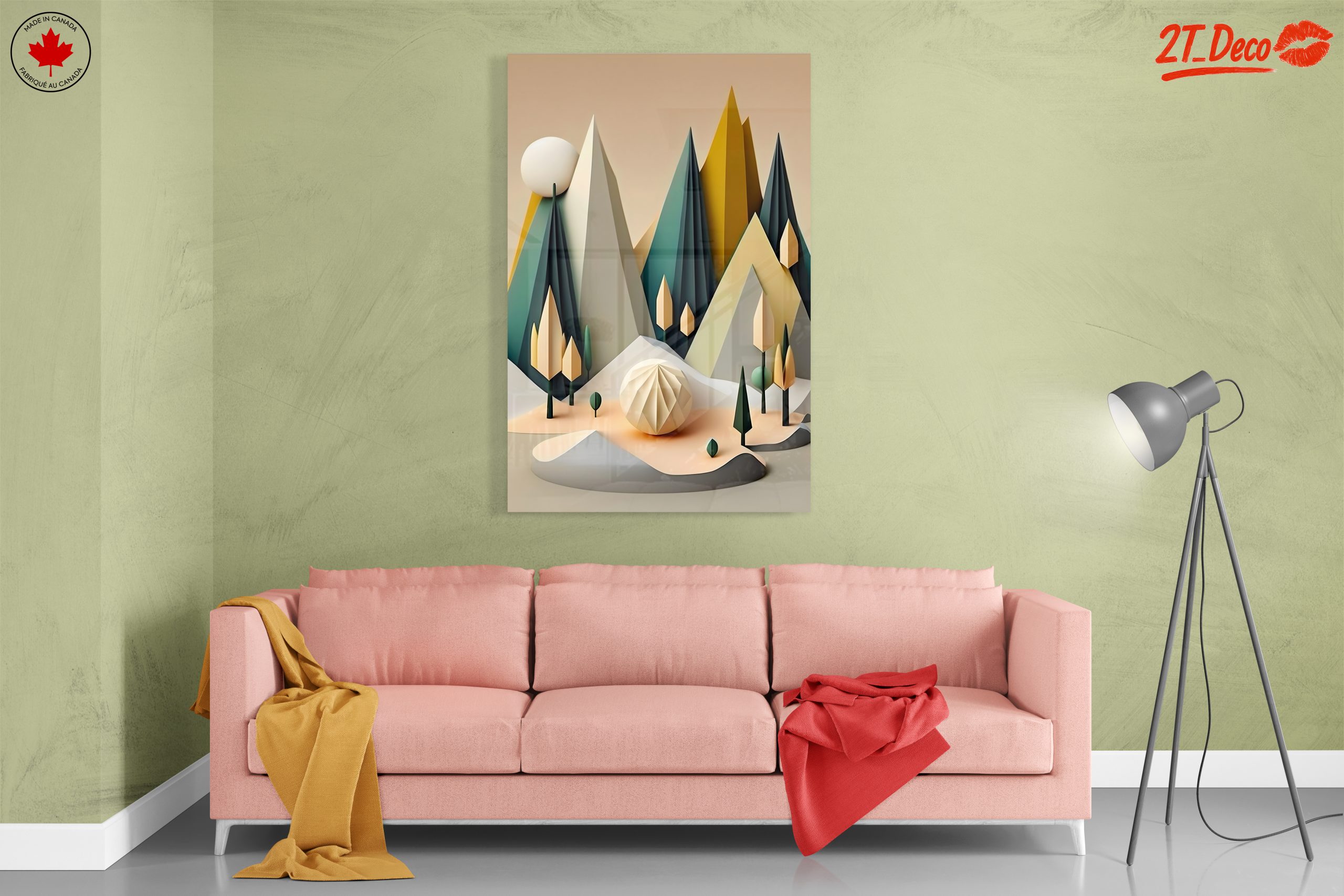 Geometric Abstract Landscape Art 2 - Image 7