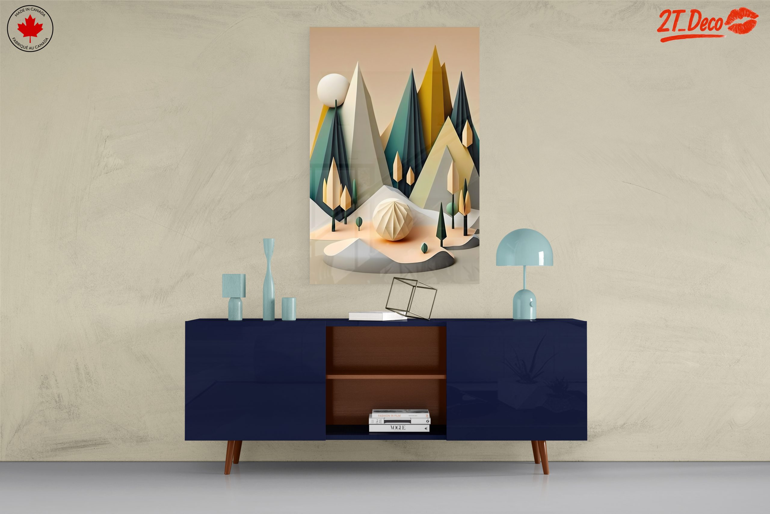 Geometric Abstract Landscape Art 2 - Image 8