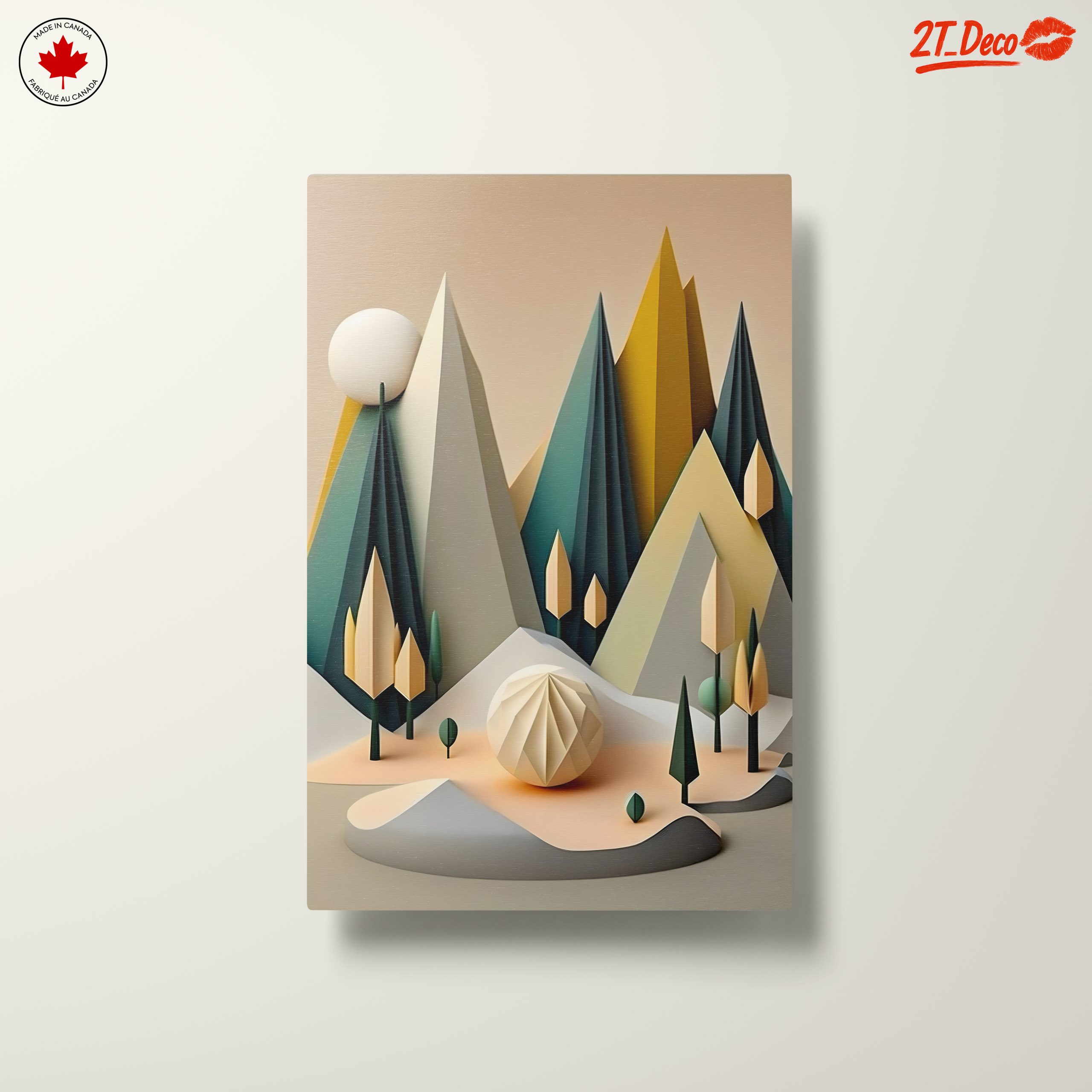 Geometric Abstract Landscape Art 2 - Image 10