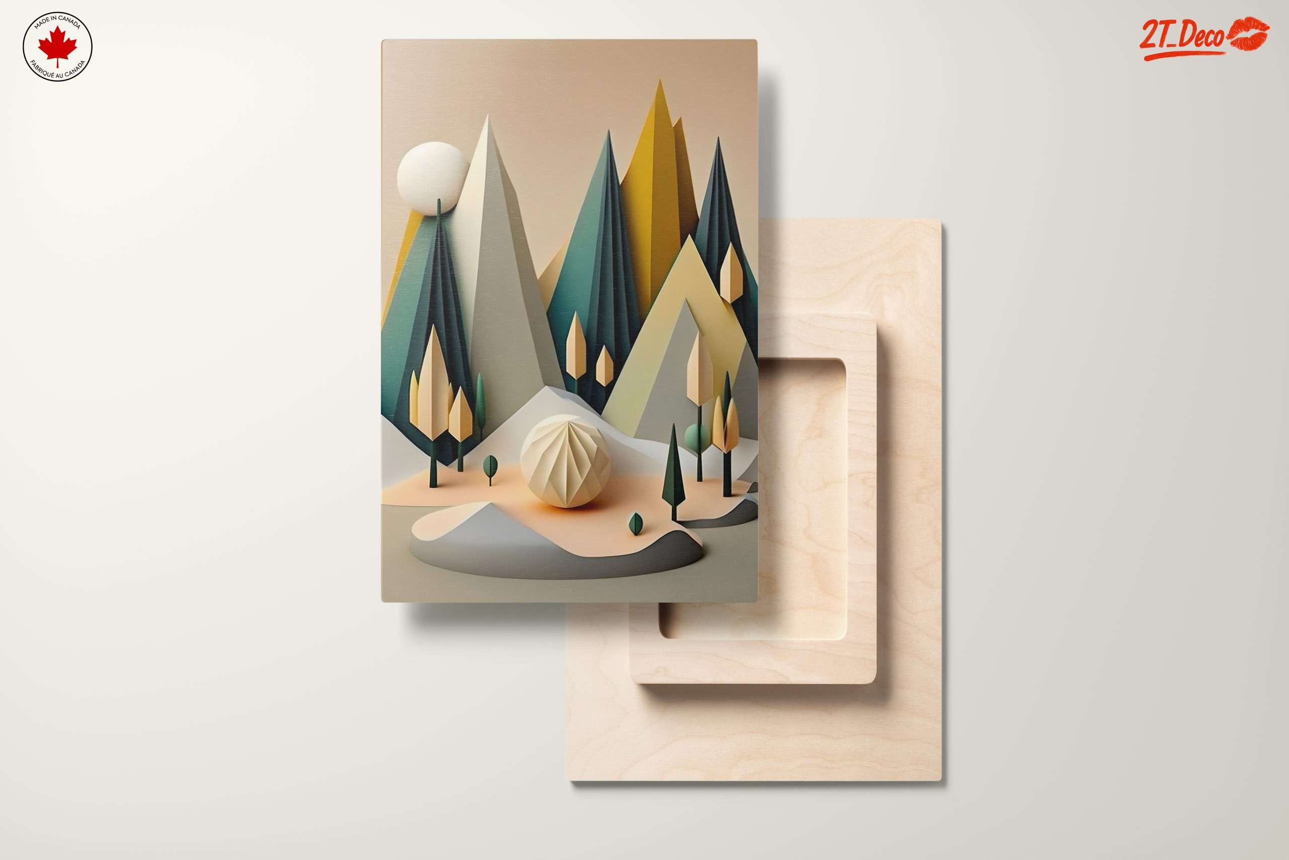 Geometric Abstract Landscape Art 2 - Image 11