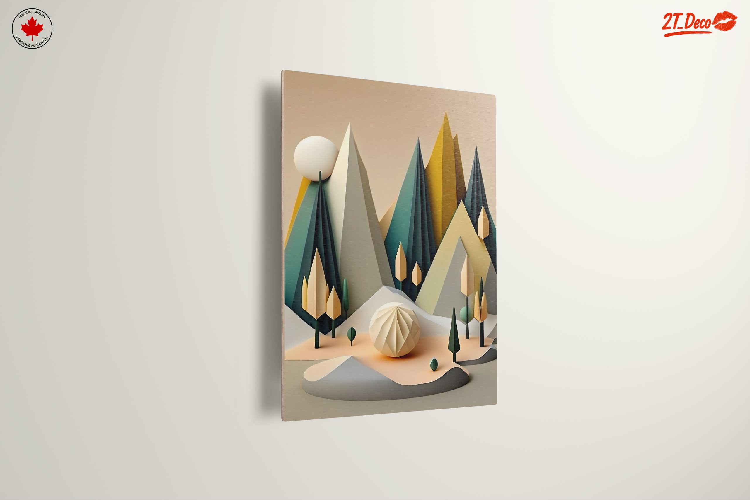 Geometric Abstract Landscape Art 2 - Image 13
