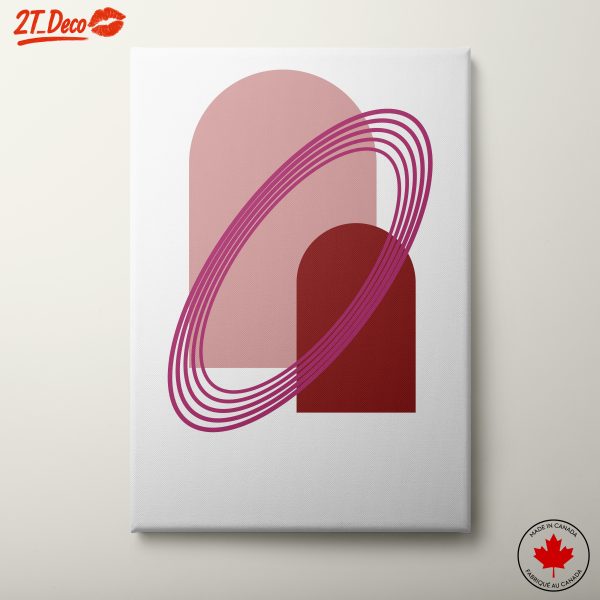 Geometric Abstract Shapes in Soft Tones