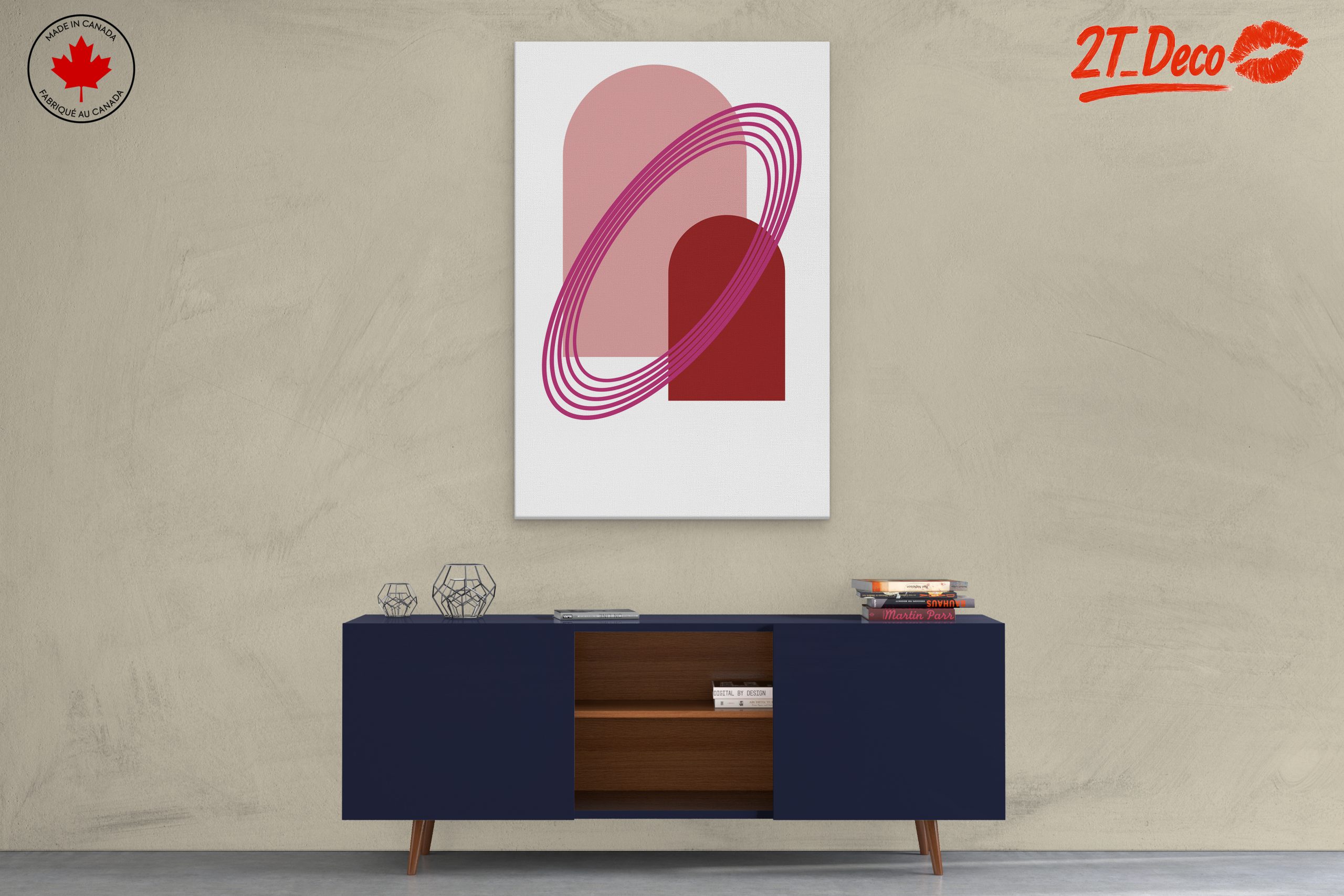 Geometric Abstract Shapes in Soft Tones - Image 3