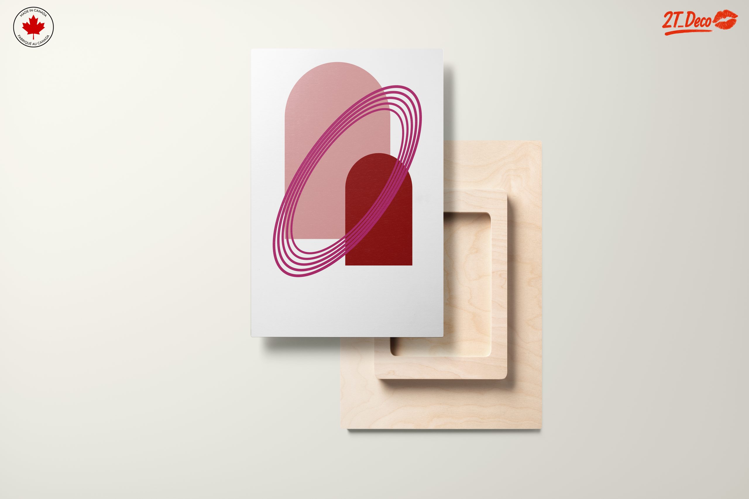 Geometric Abstract Shapes in Soft Tones - Image 11