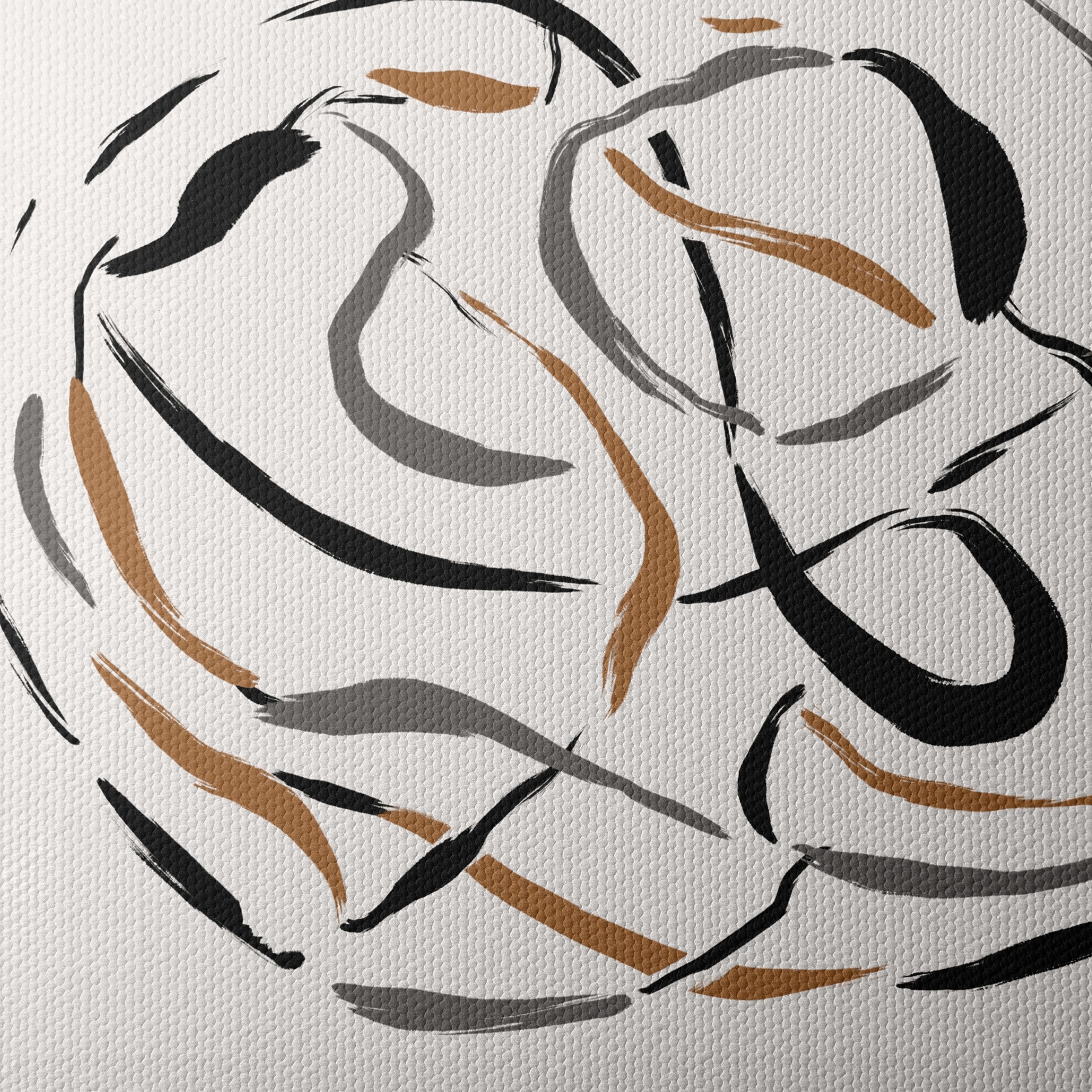 Organic Shapes Abstract Art 2 - Image 4