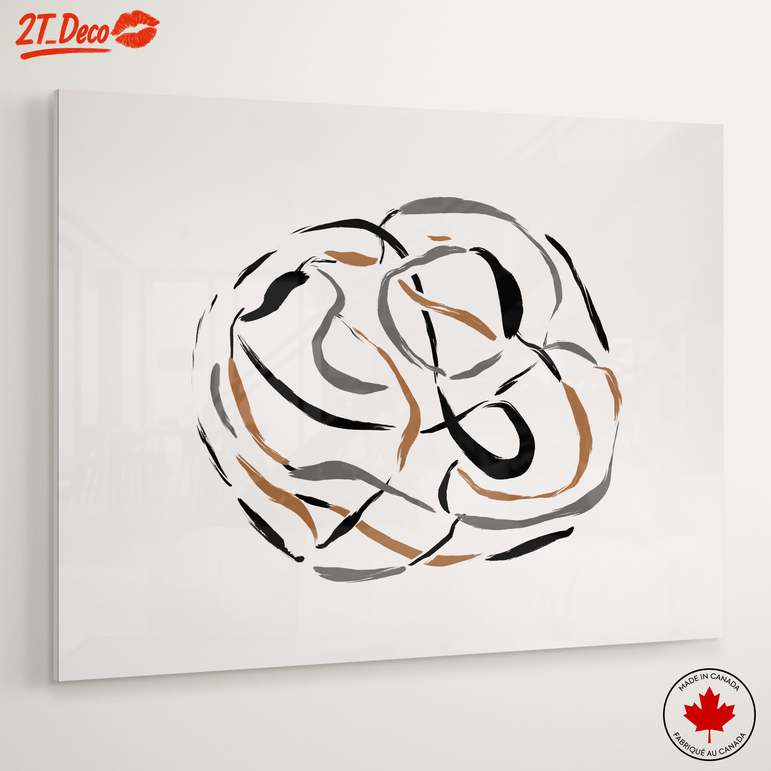 Organic Shapes Abstract Art 2 - Image 6