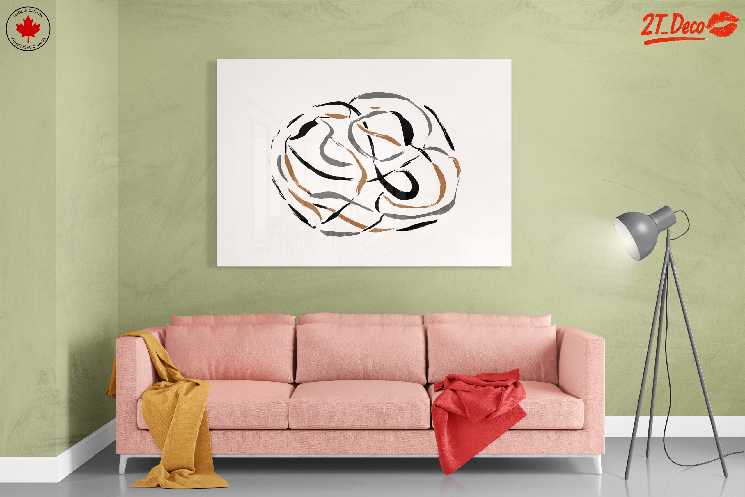 Organic Shapes Abstract Art 2 - Image 7
