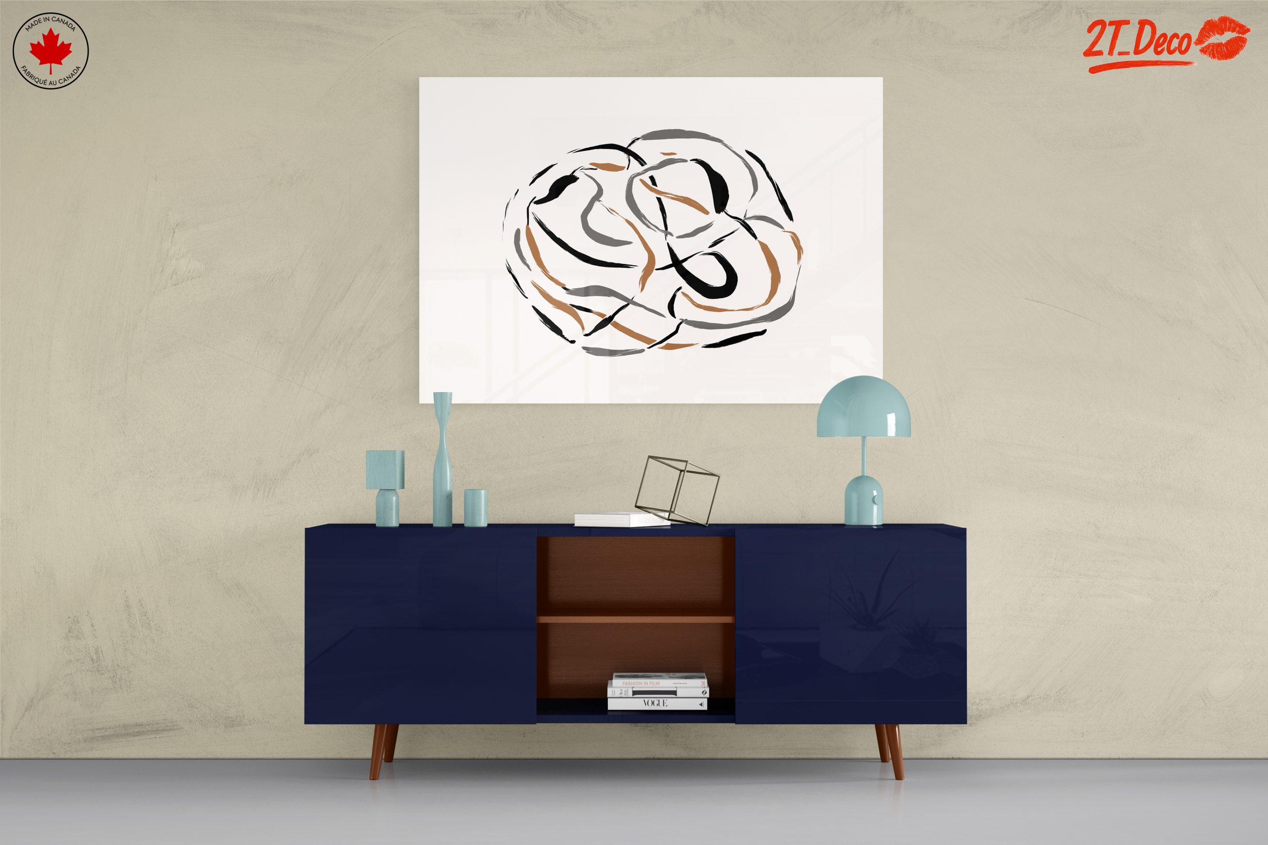 Organic Shapes Abstract Art 2 - Image 8