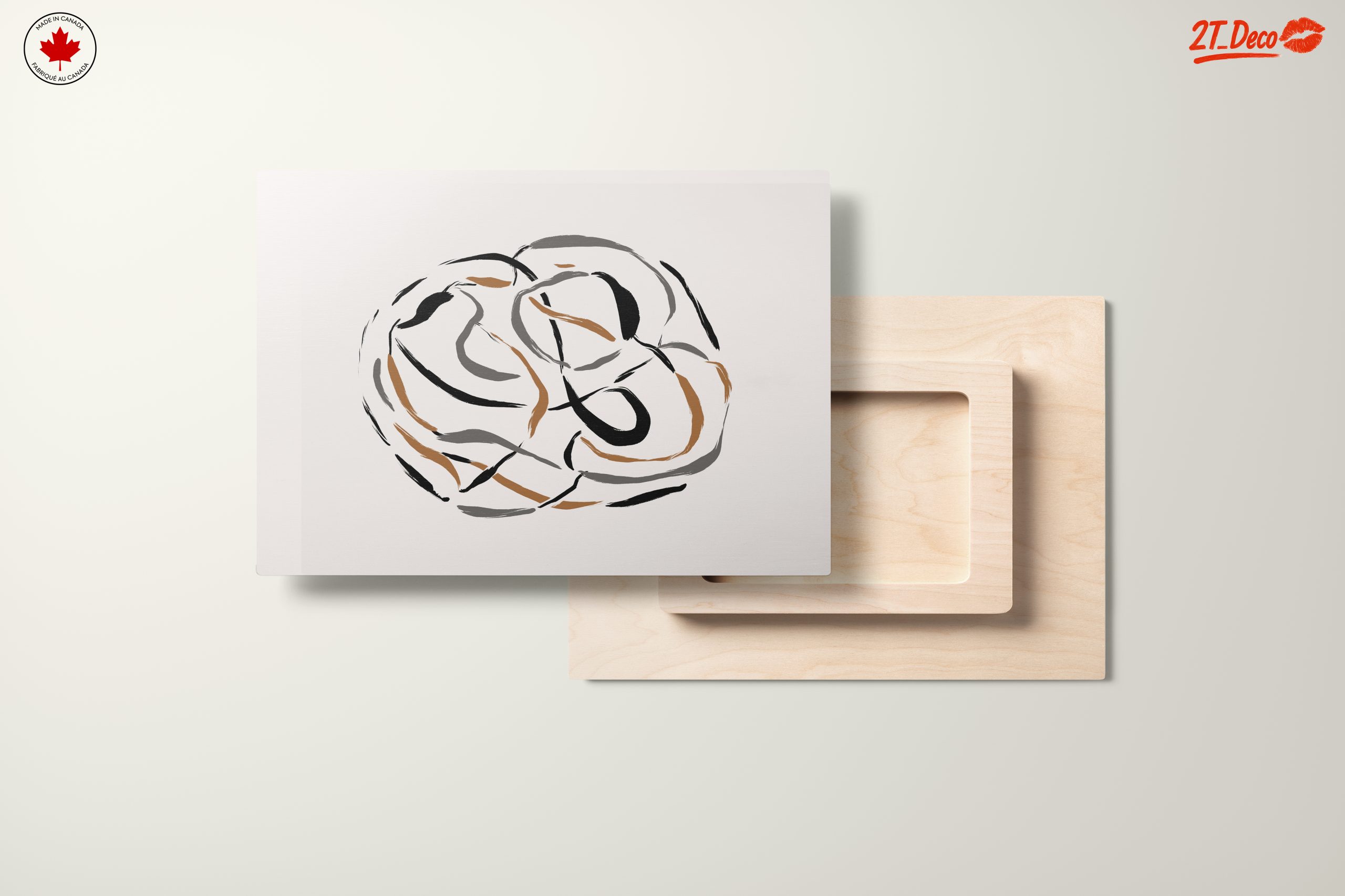 Organic Shapes Abstract Art 2 - Image 11
