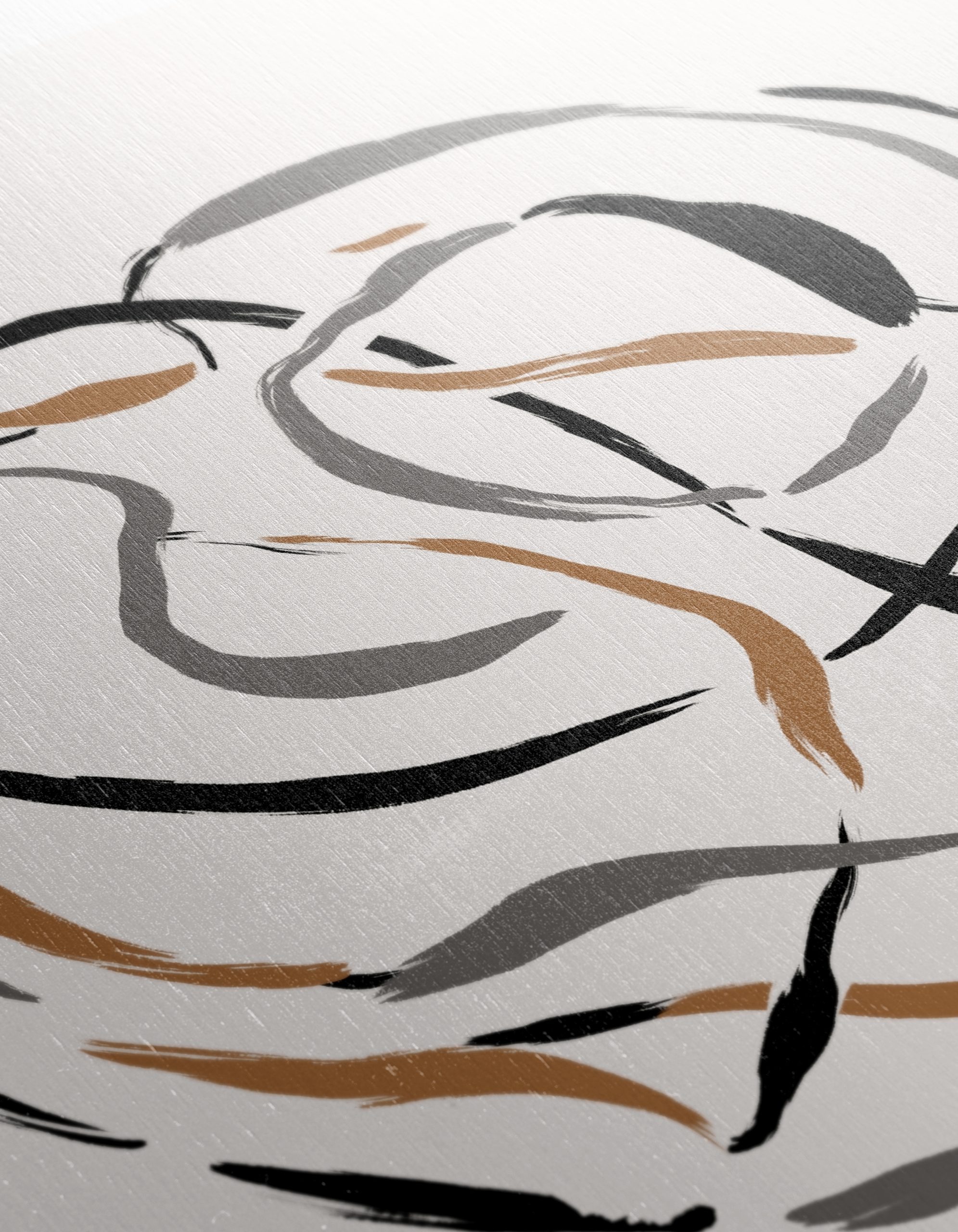 Organic Shapes Abstract Art 2 - Image 12