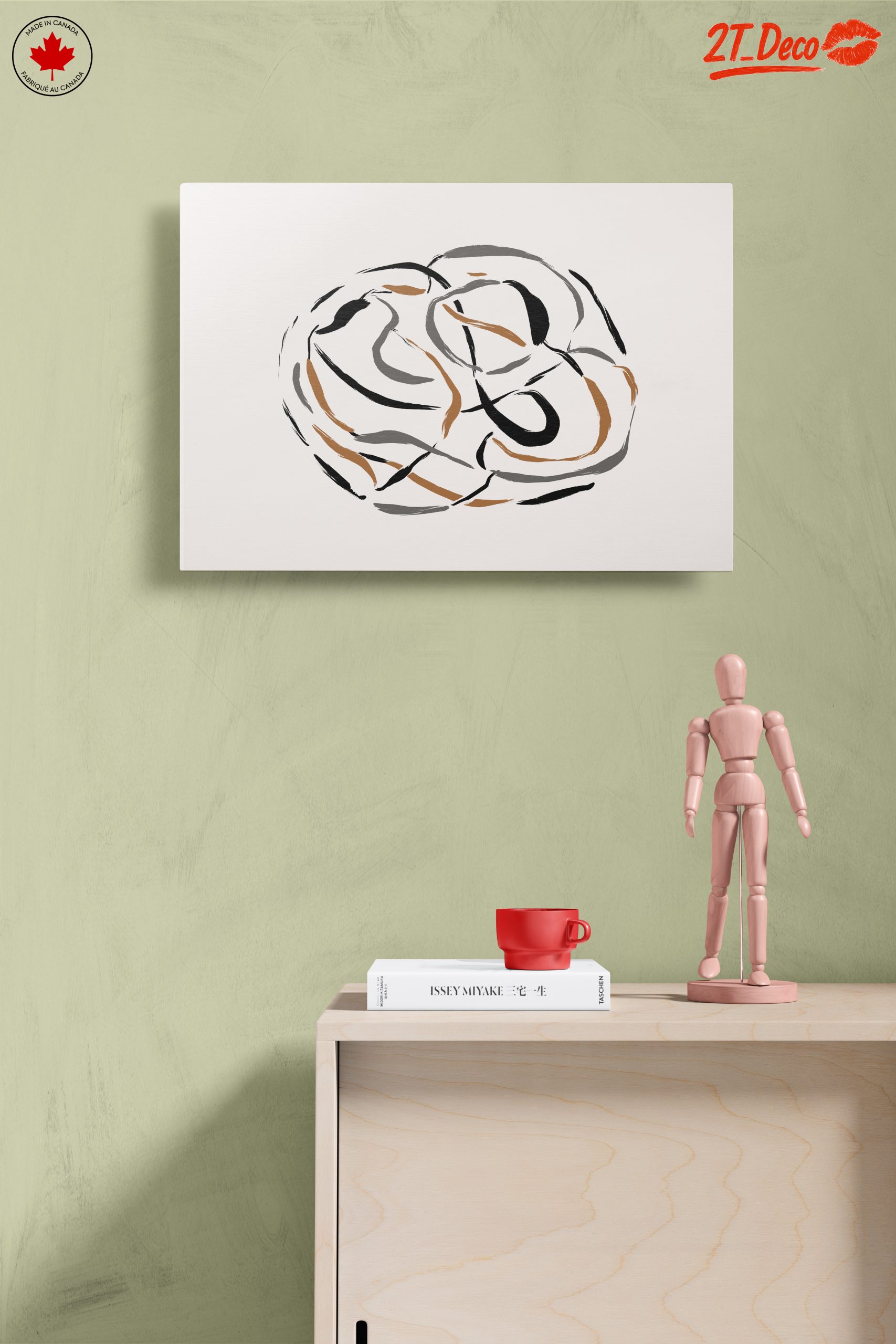 Organic Shapes Abstract Art 2 - Image 14