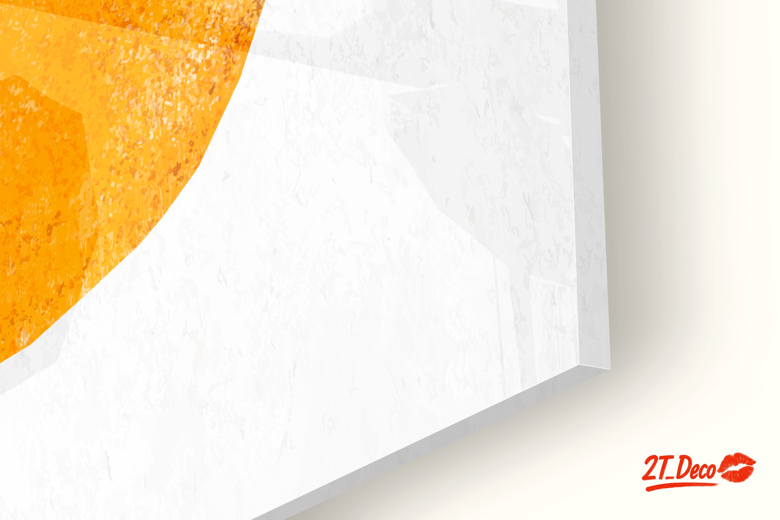 Stylized Abstract Orange Artwork - Image 9