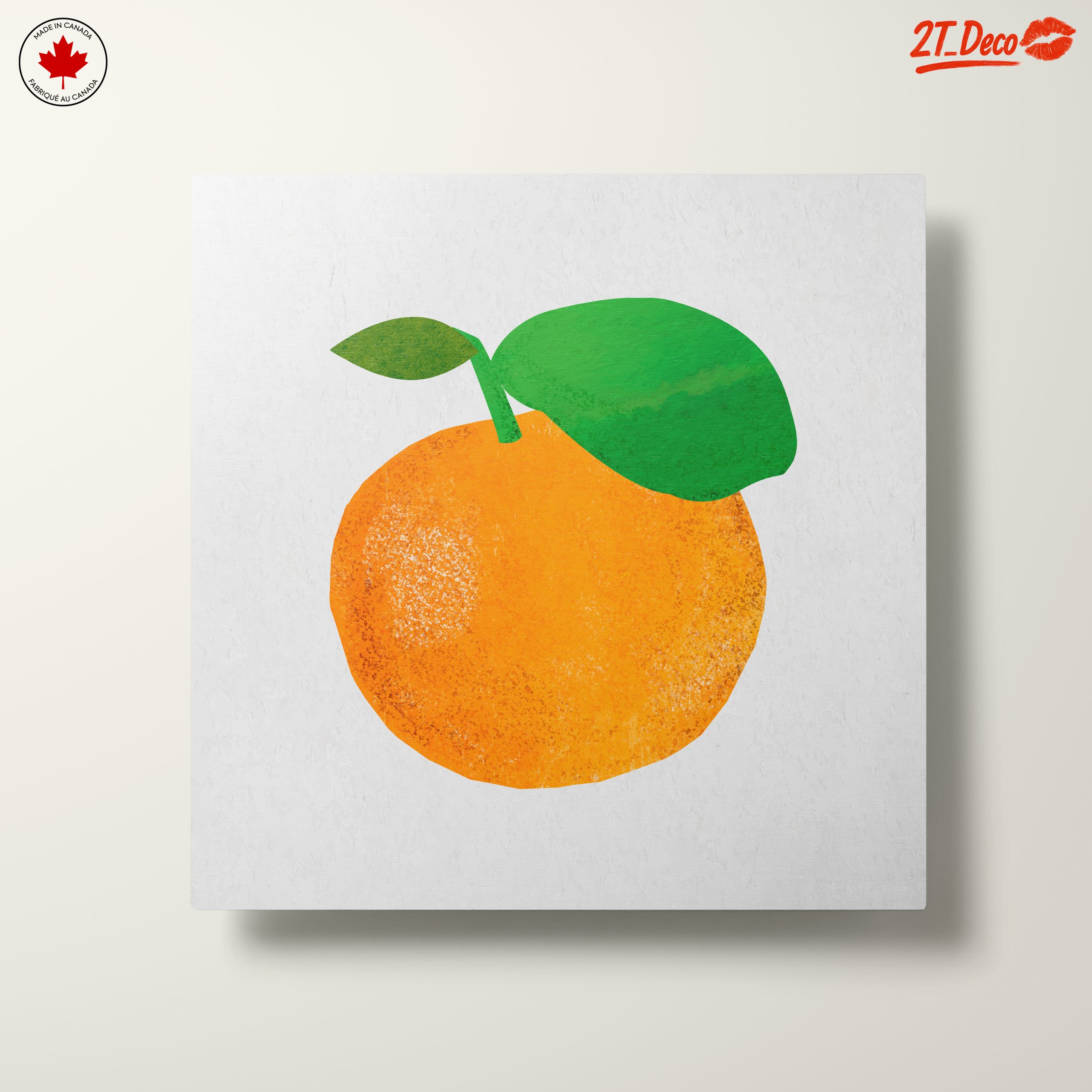 Stylized Abstract Orange Artwork - Image 10