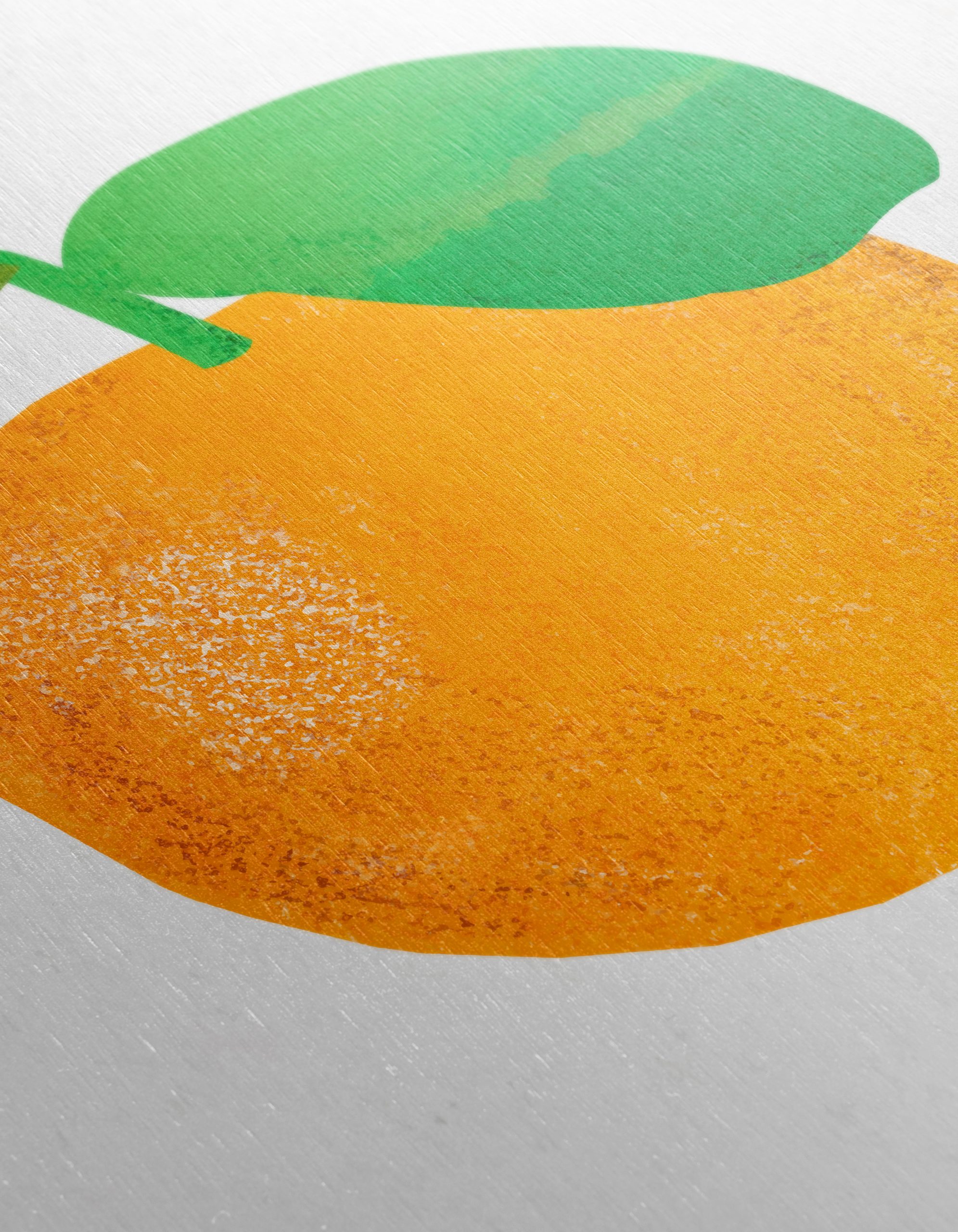Stylized Abstract Orange Artwork - Image 12