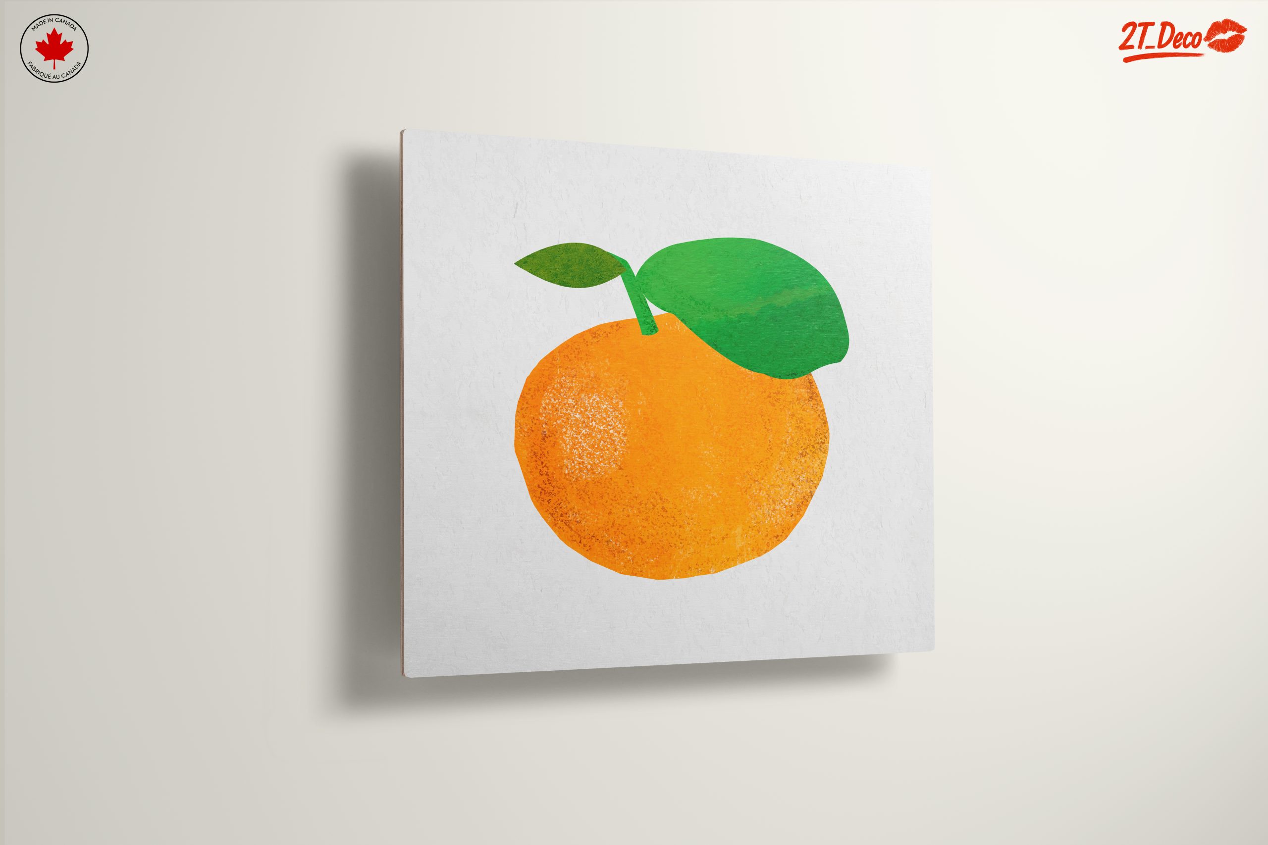 Stylized Abstract Orange Artwork - Image 13