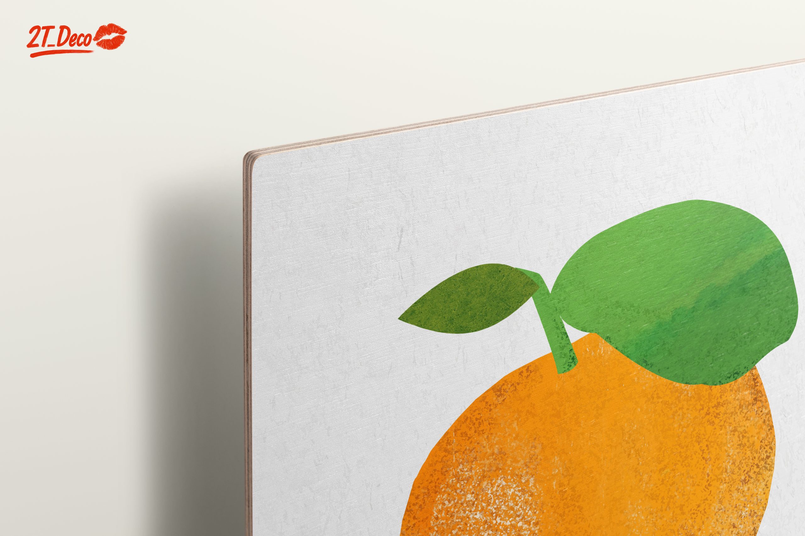 Stylized Abstract Orange Artwork - Image 15