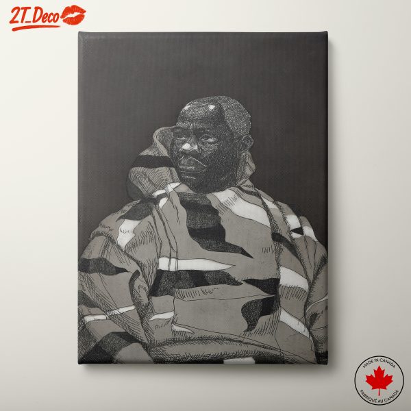 Modern Portrait of a Man in Camouflage