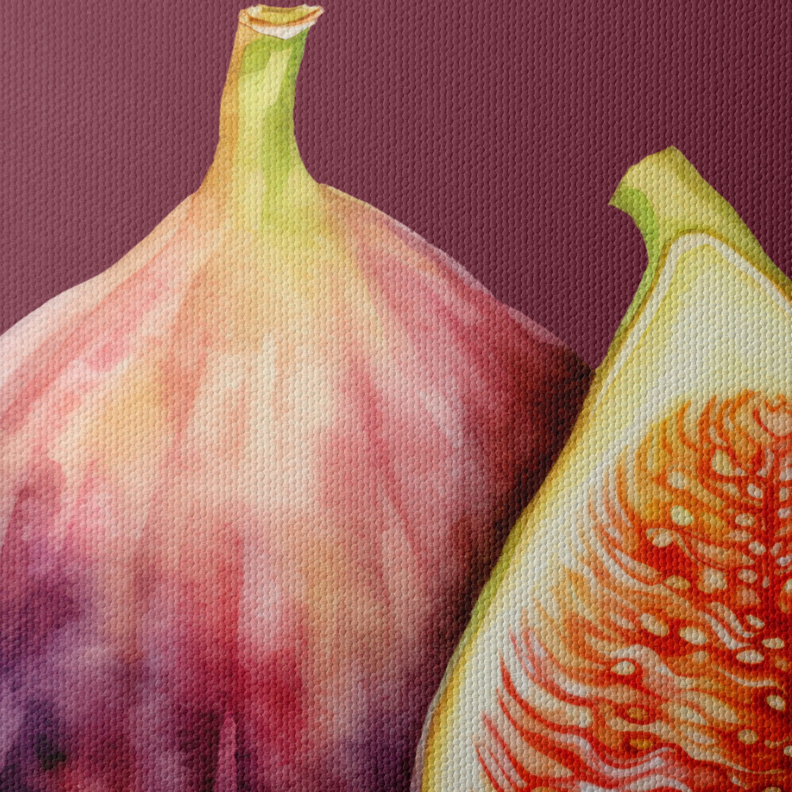 Watercolor Abstract Fig Art - Image 4